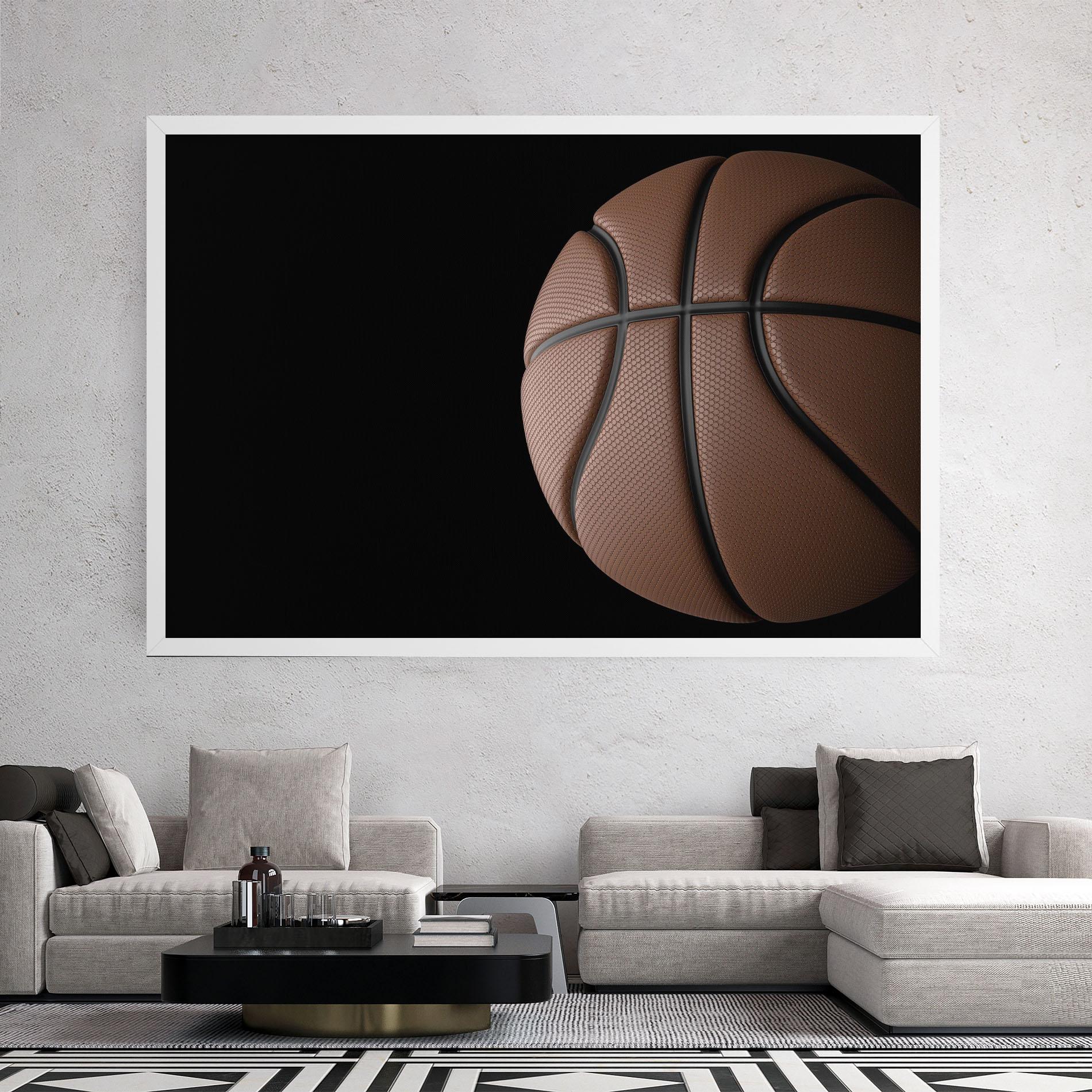 Tablou Canvas 3d Basketball Ball mockup 2