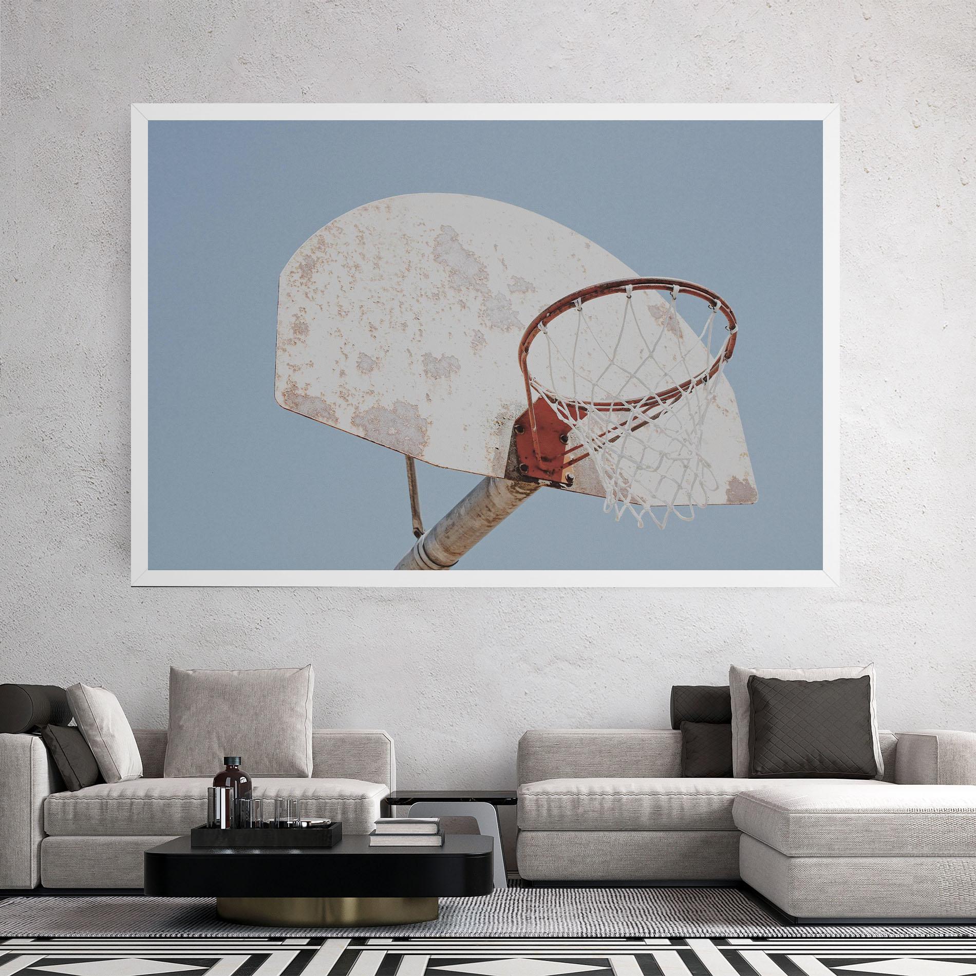 Tablou Canvas Old Basketball Hoop mockup 2