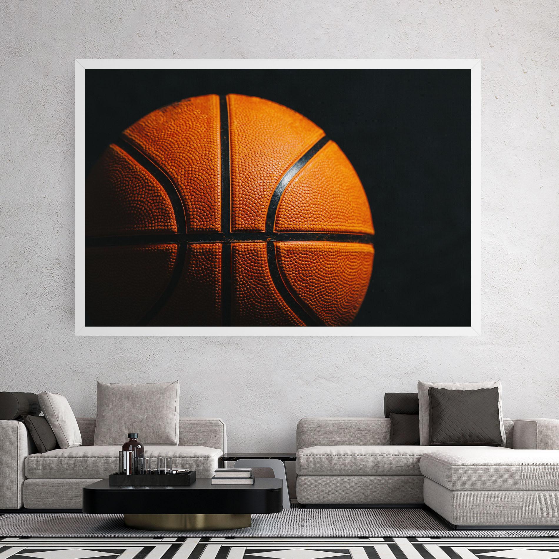 Tablou Canvas Orange Basketball mockup 2