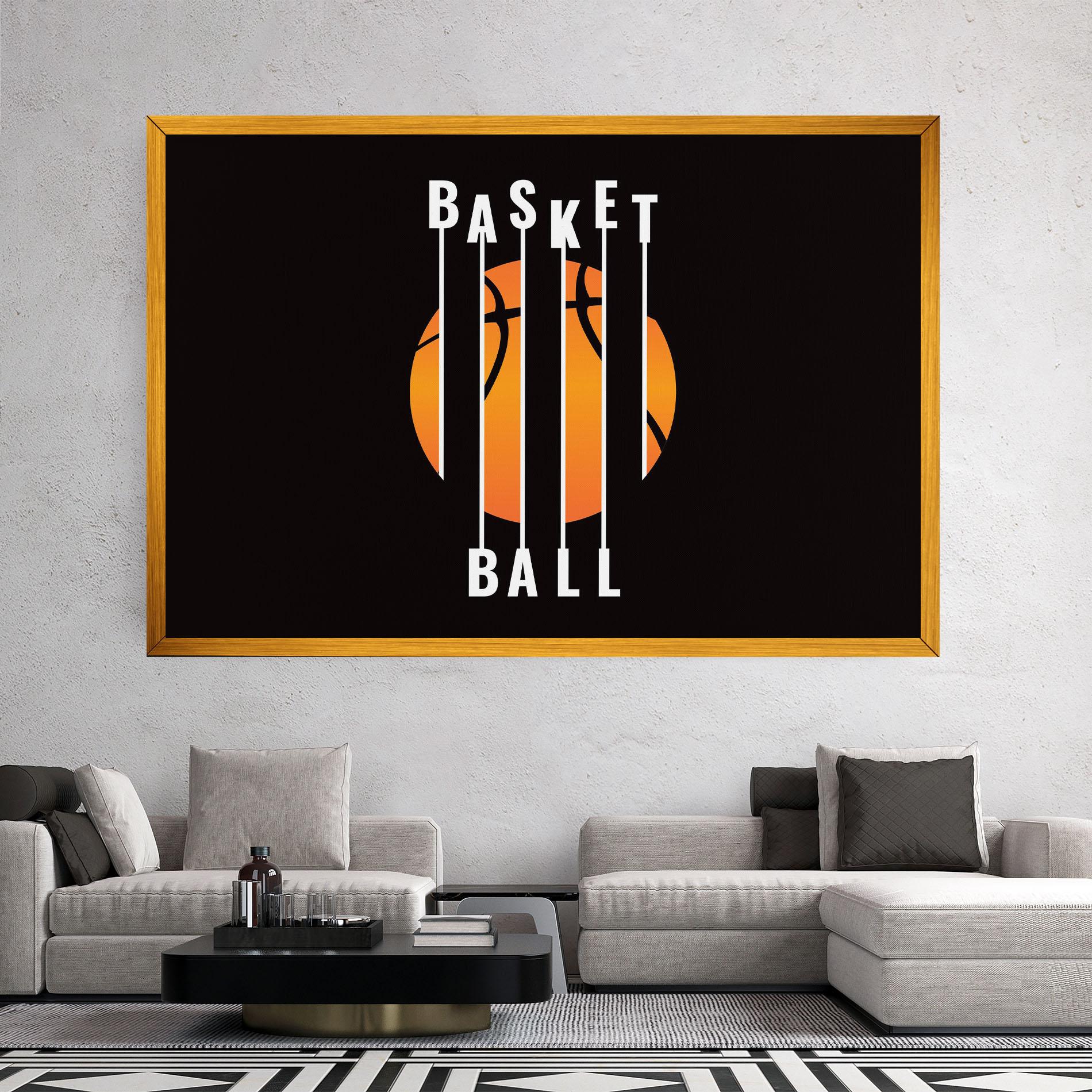 Tablou Canvas Basket Ball mockup 2