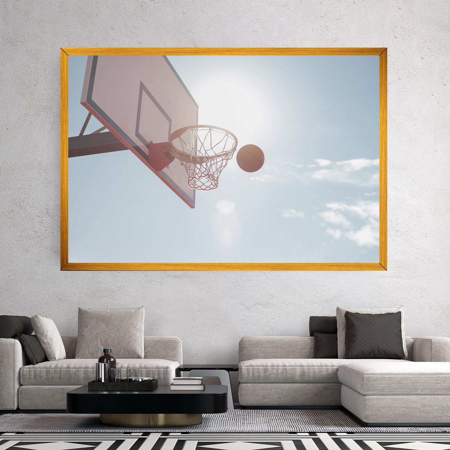 Tablou Canvas Basketball Hoop mockup 2
