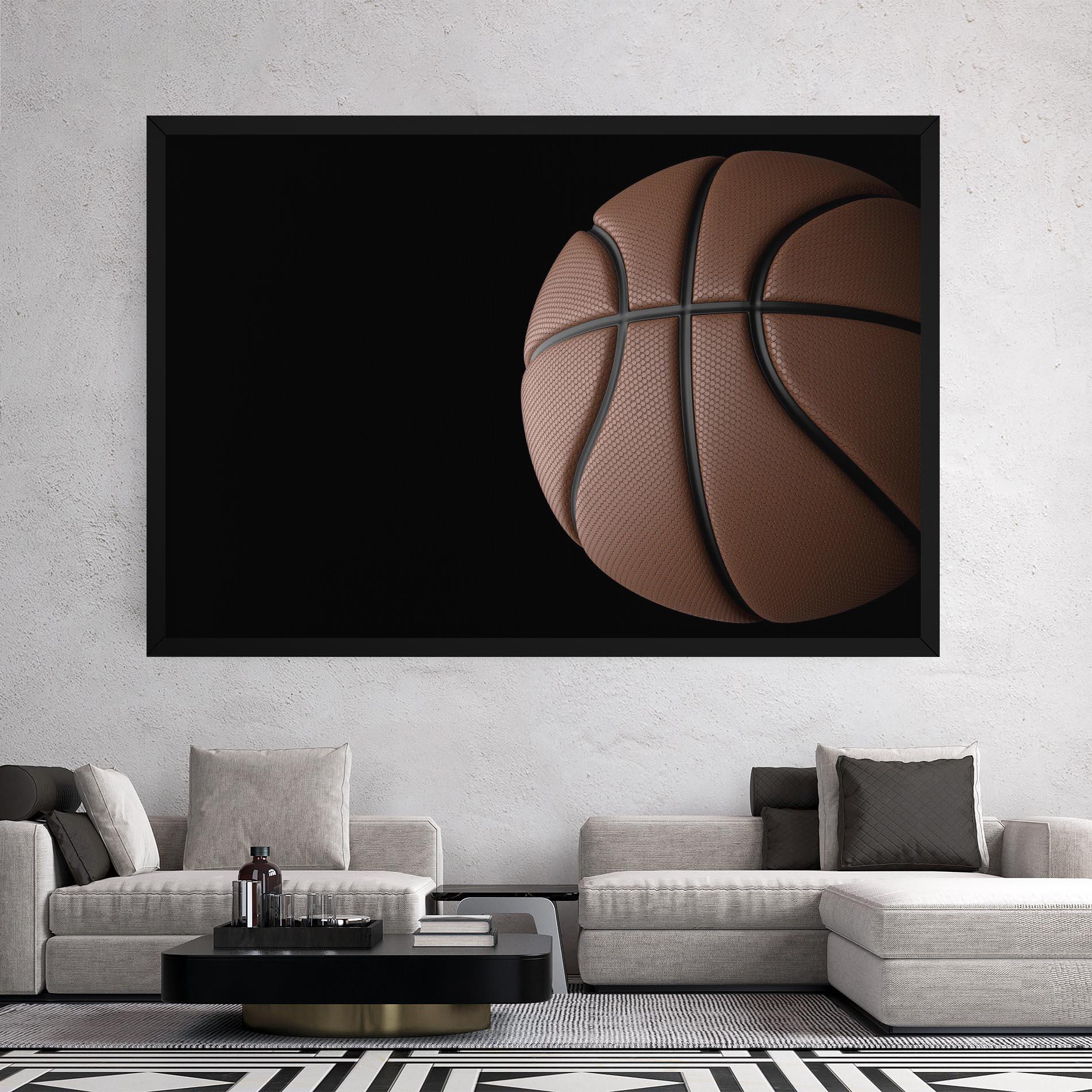 Tablou Canvas 3d Basketball Ball mockup 2