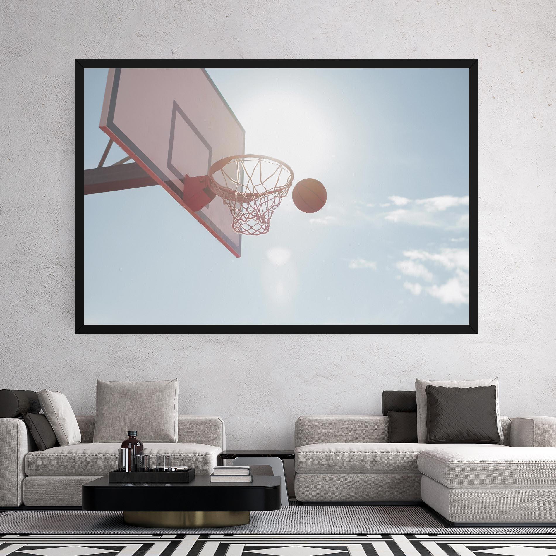 Tablou Canvas Basketball Hoop mockup 2