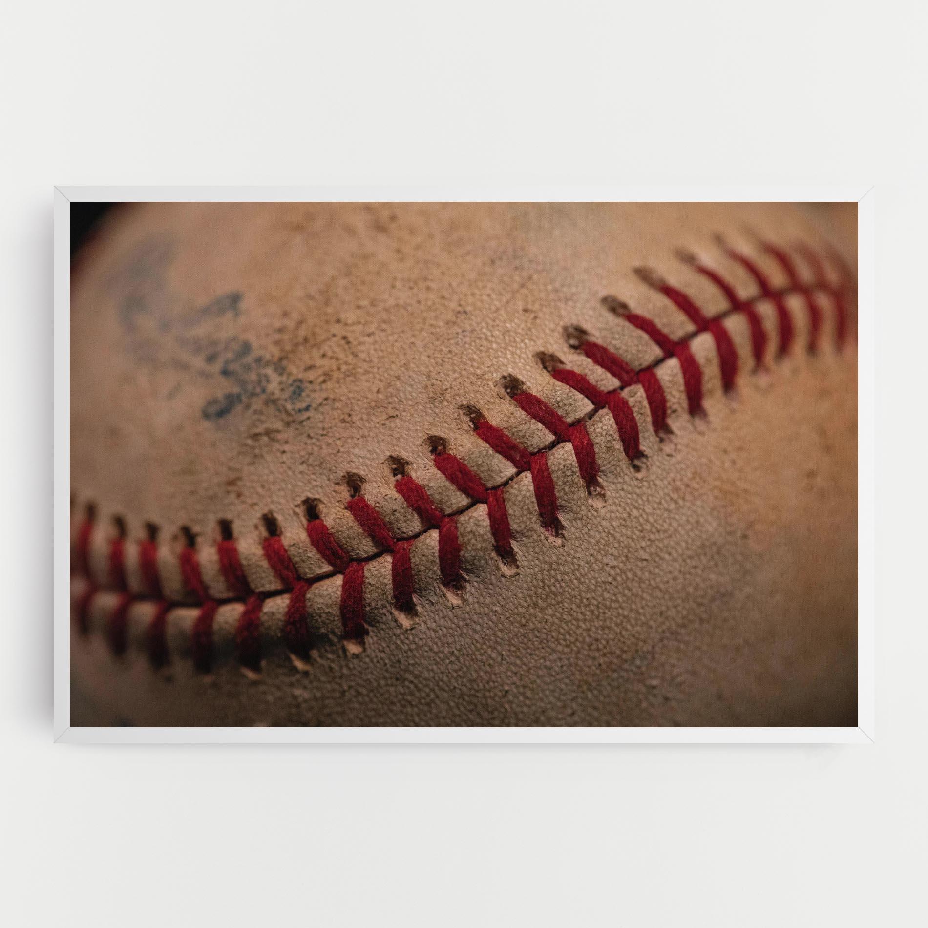 Tablou Canvas Baseball Ball Close Up mockup 0