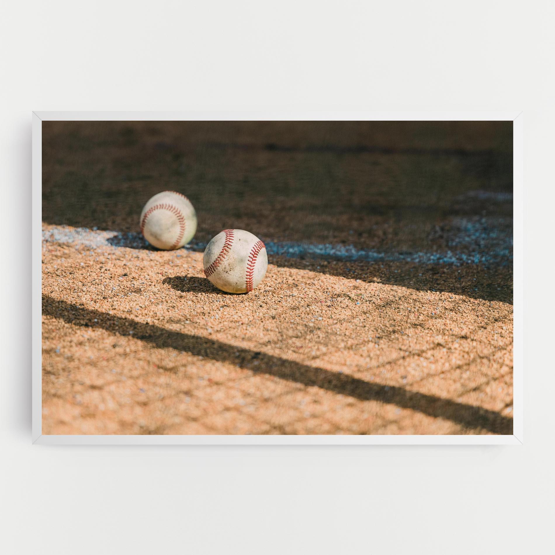 Tablou Canvas Baseball Balls mockup 0