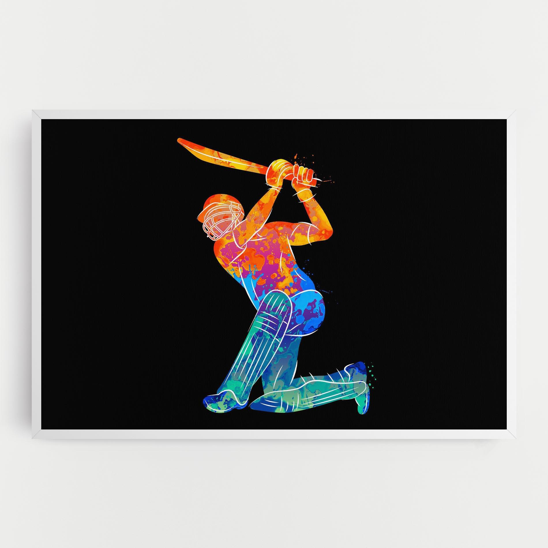 Tablou Canvas Baseball Color Art mockup 0