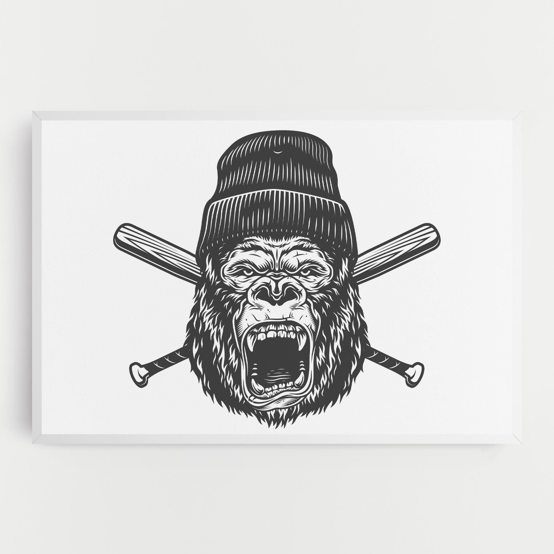 Baseball Gorilla mockup 0