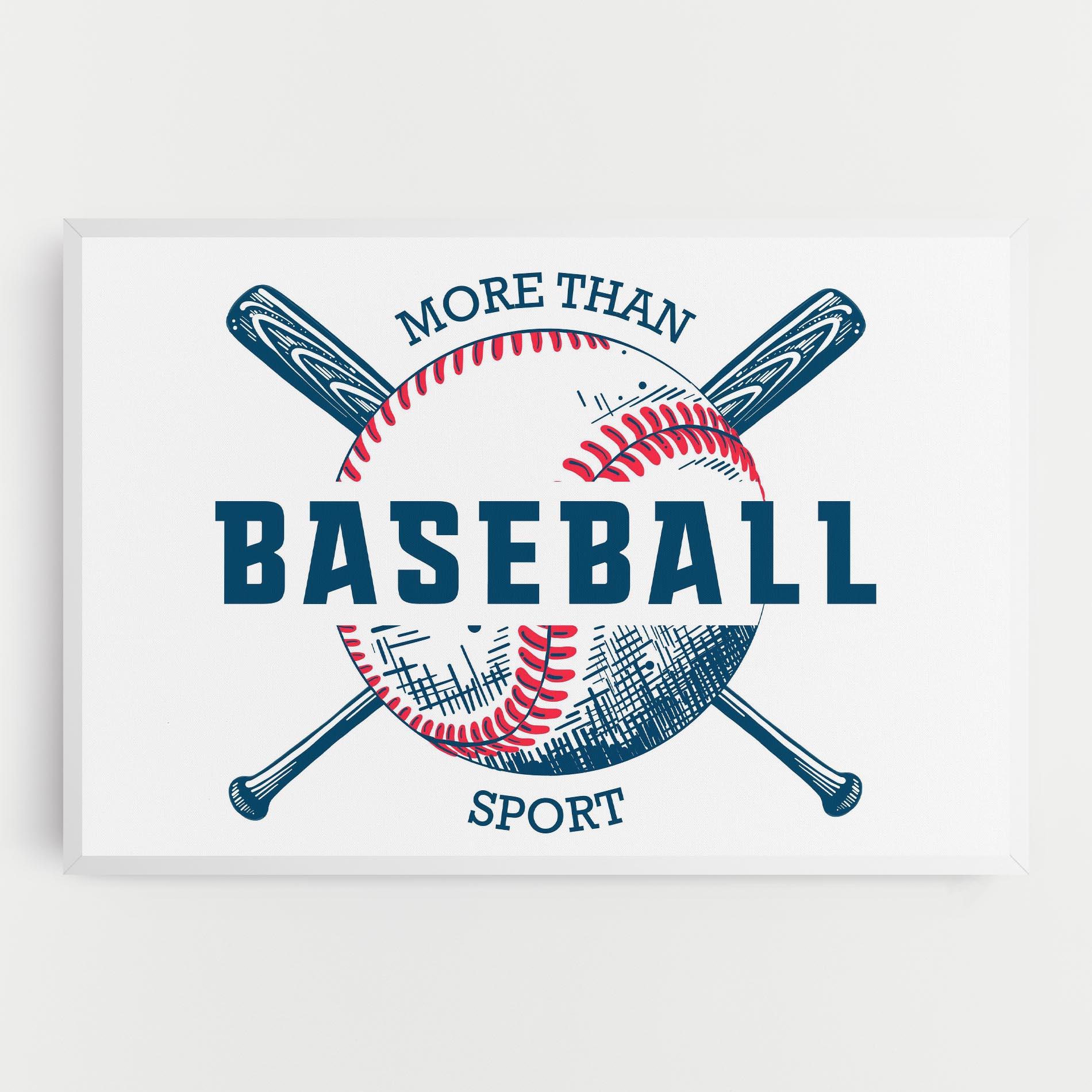 Tablou Canvas Baseball Sport mockup 0
