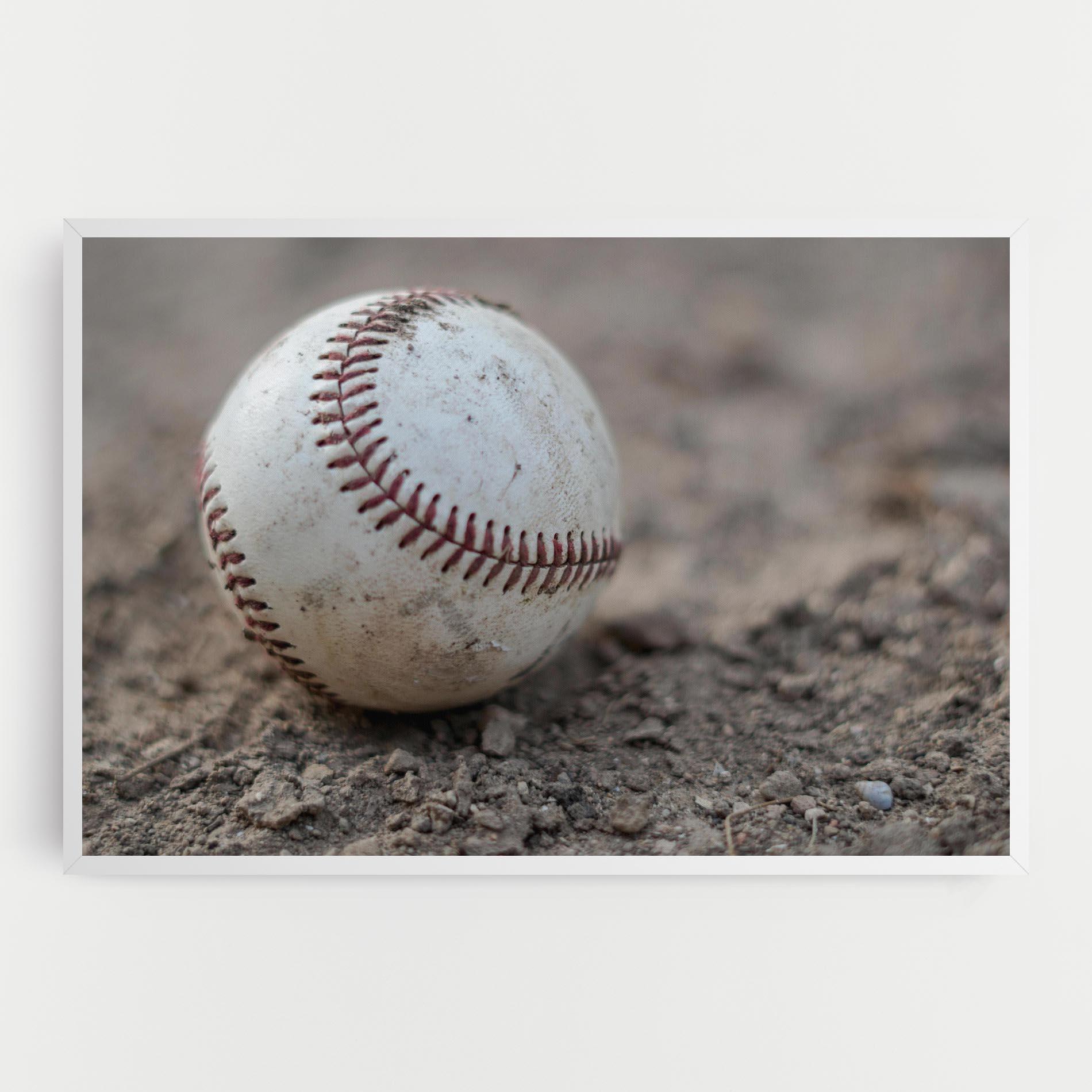 Tablou Canvas Dusty Baseball Ball mockup 0