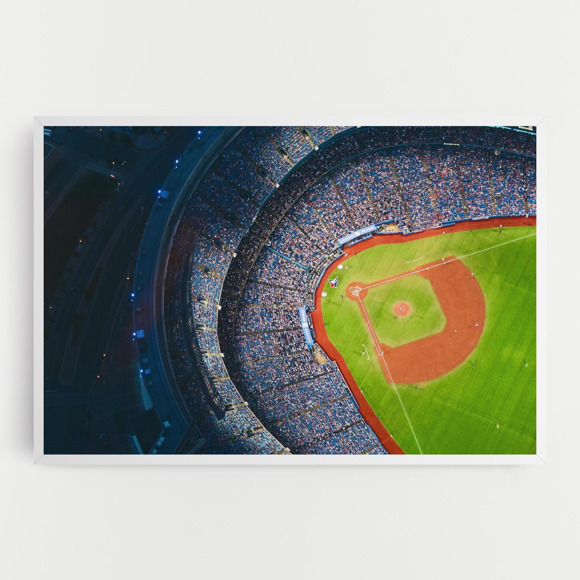 Tablou Canvas Green Baseball Field mockup 0