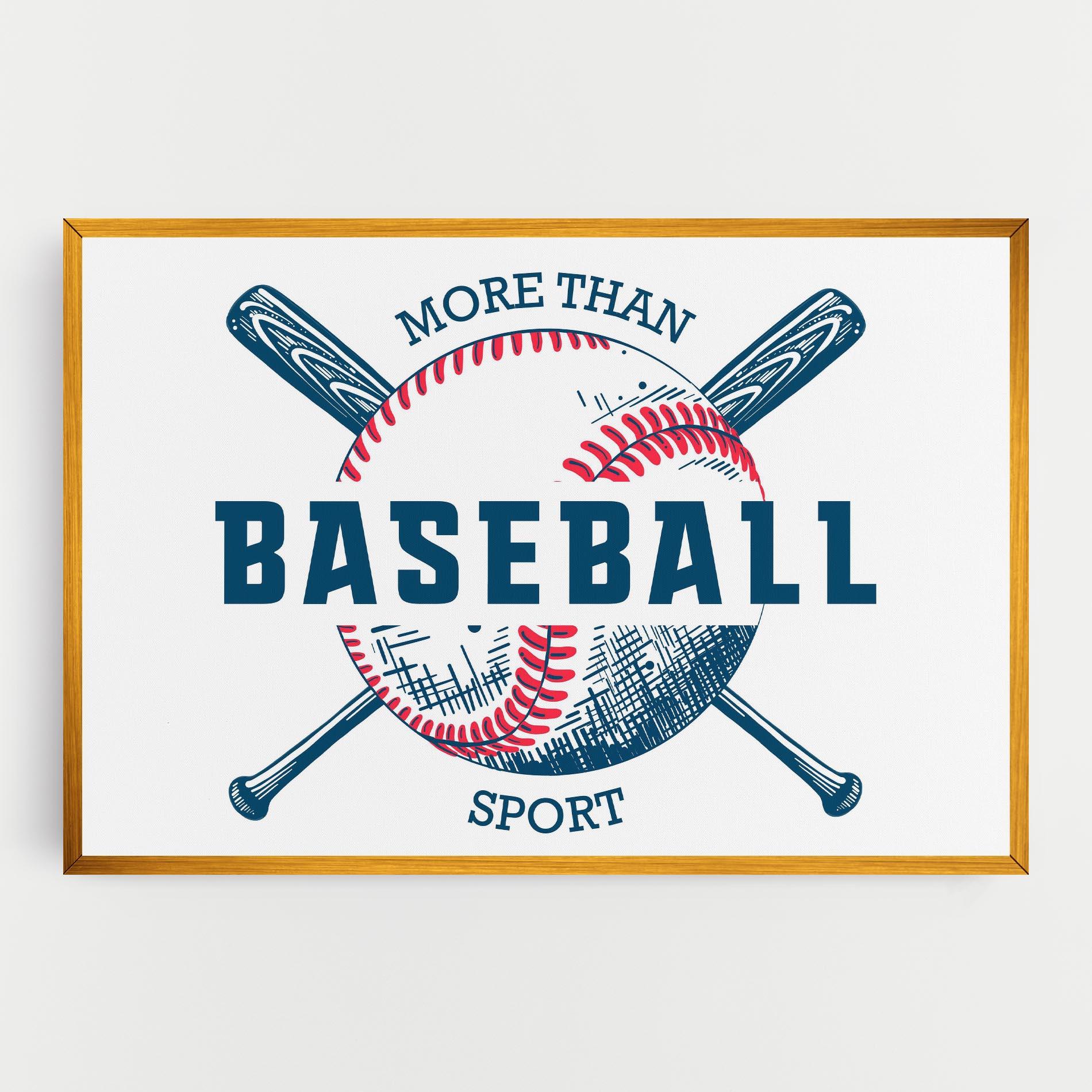 Tablou Canvas Baseball Sport mockup 0