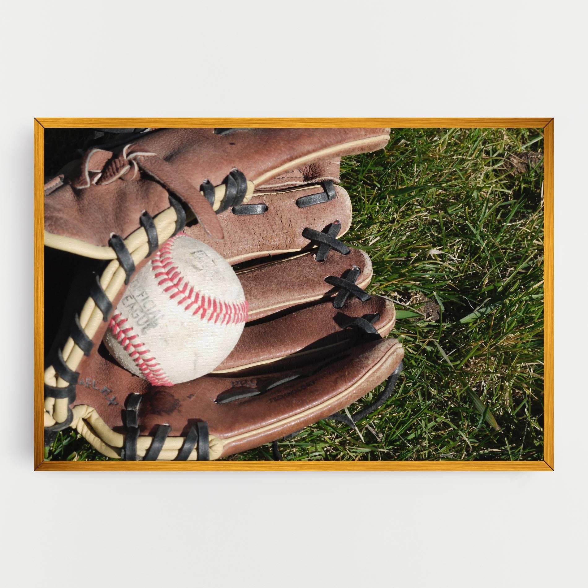 Brown Baseball Glove mockup 0