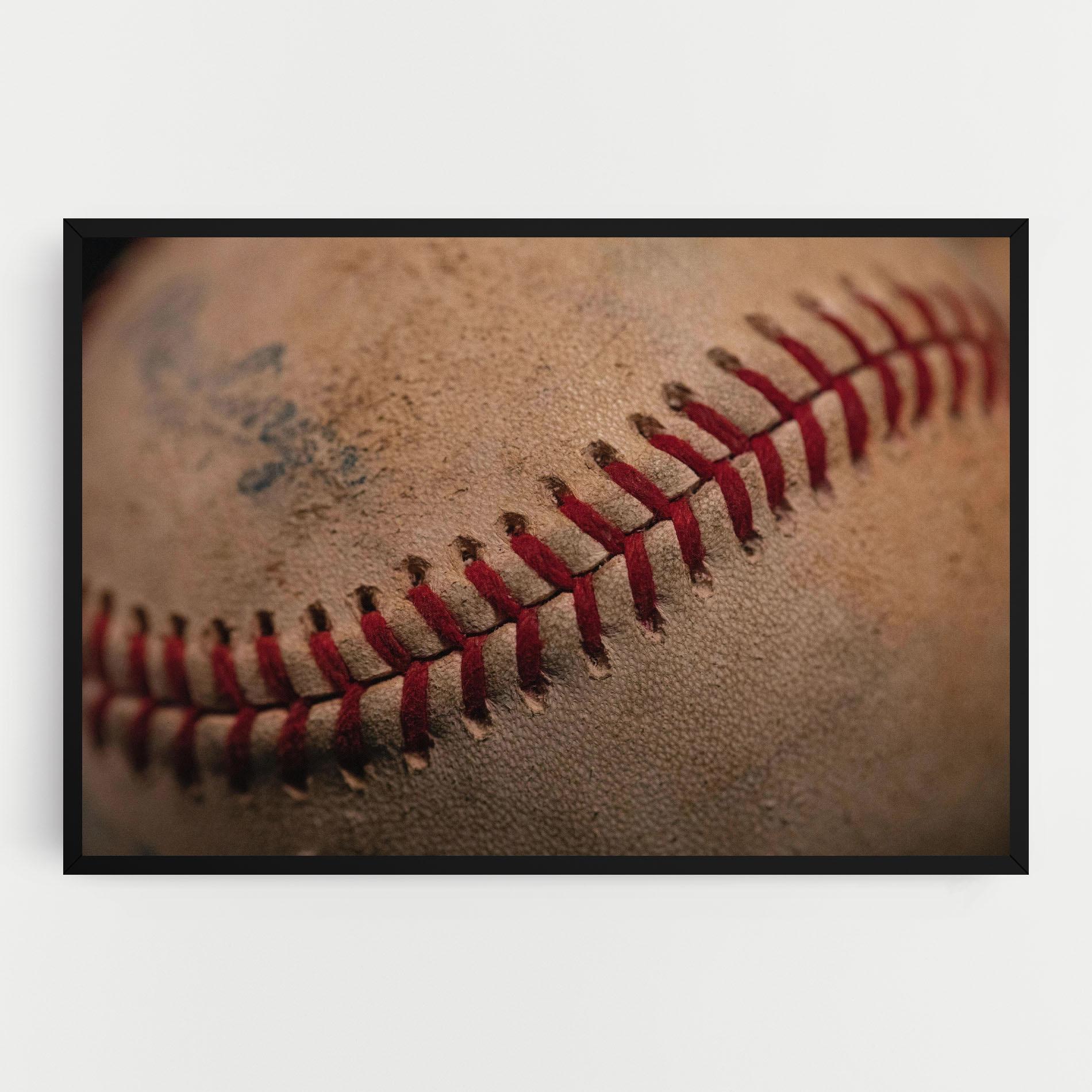 Tablou Canvas Baseball Ball Close Up mockup 0