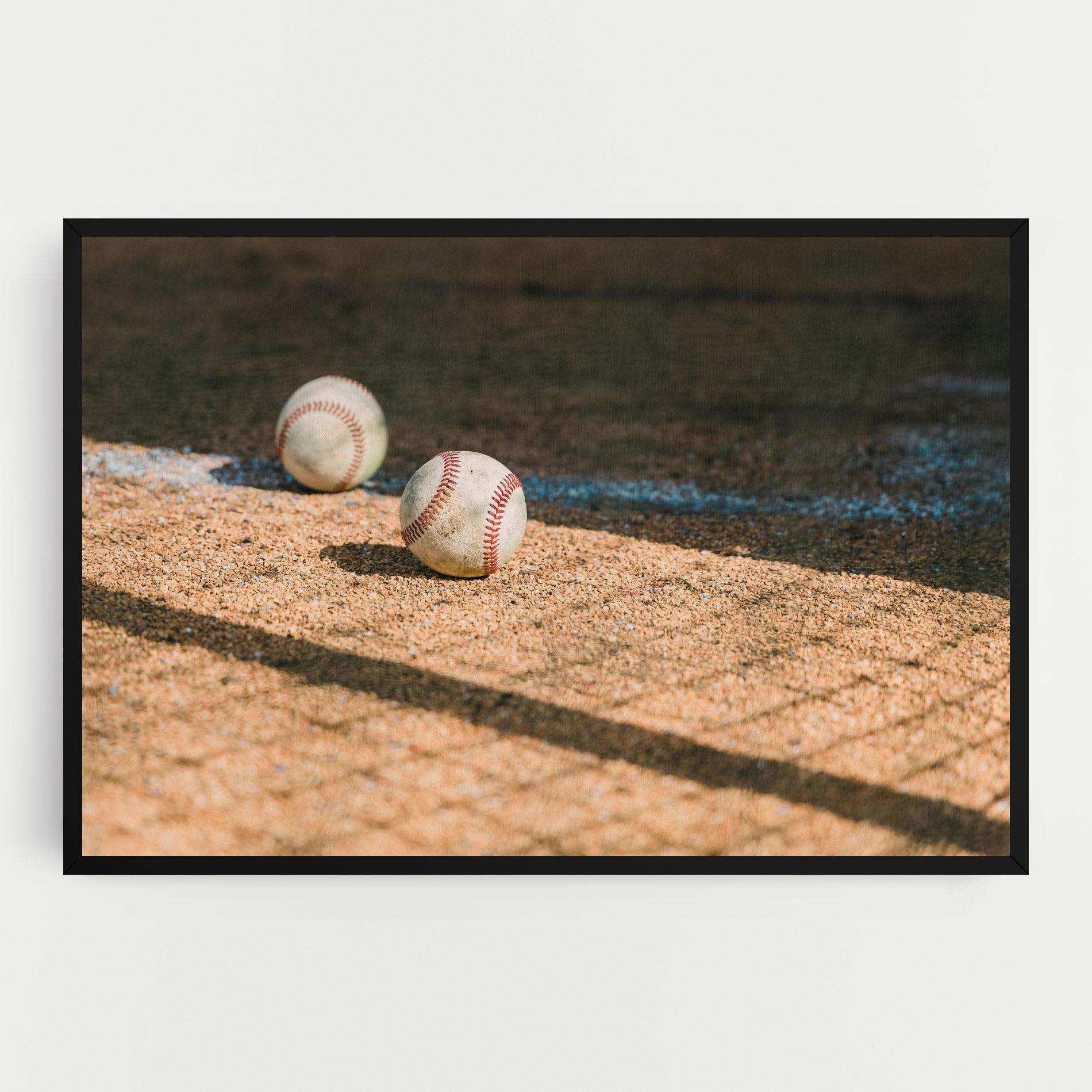 Tablou Canvas Baseball Balls mockup 0