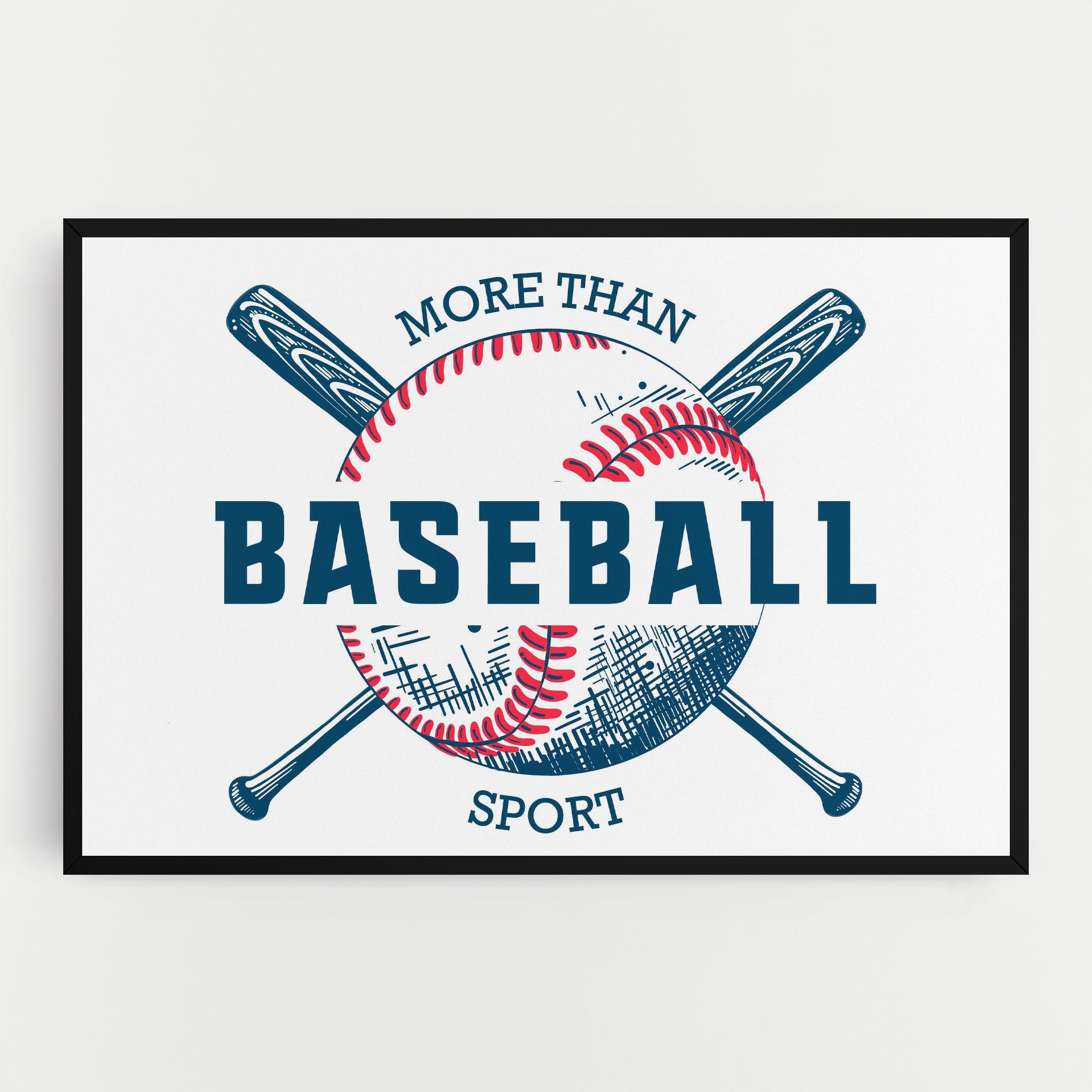 Tablou Canvas Baseball Sport mockup 0