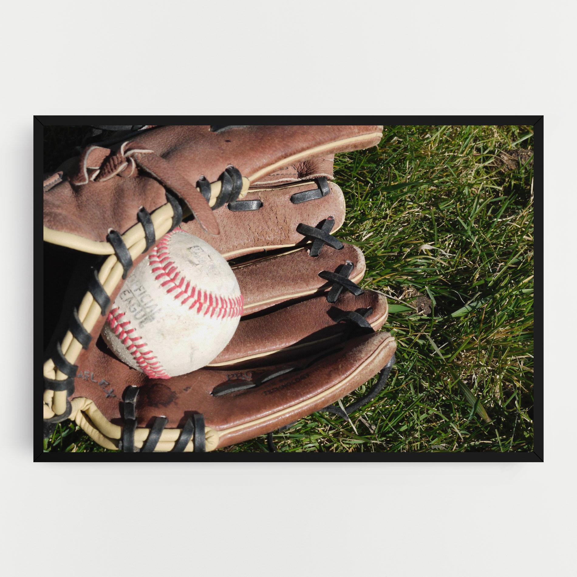 Tablou Canvas Brown Baseball Glove mockup 0