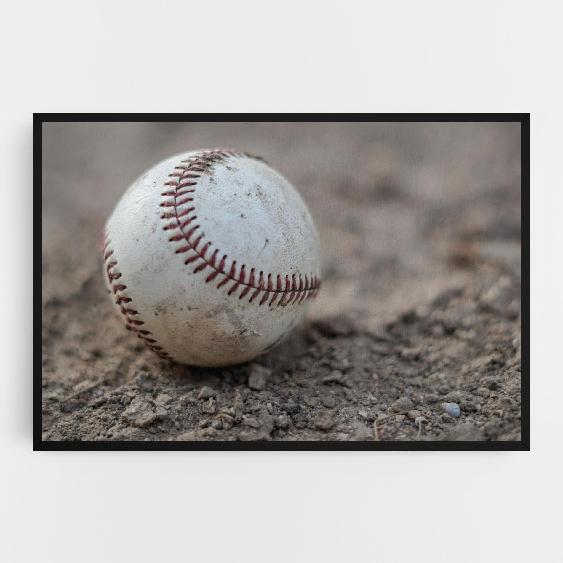 Tablou Canvas Dusty Baseball Ball mockup 0