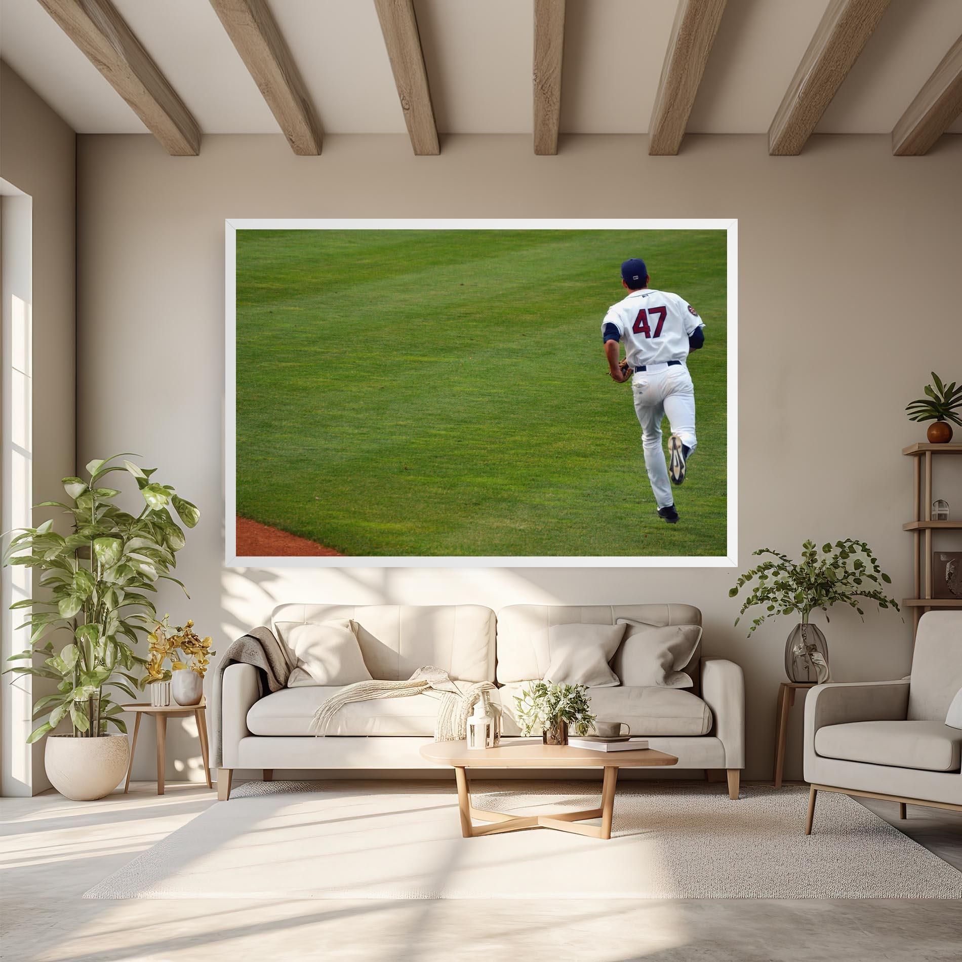 Tablou Canvas Baseball Player mockup 6