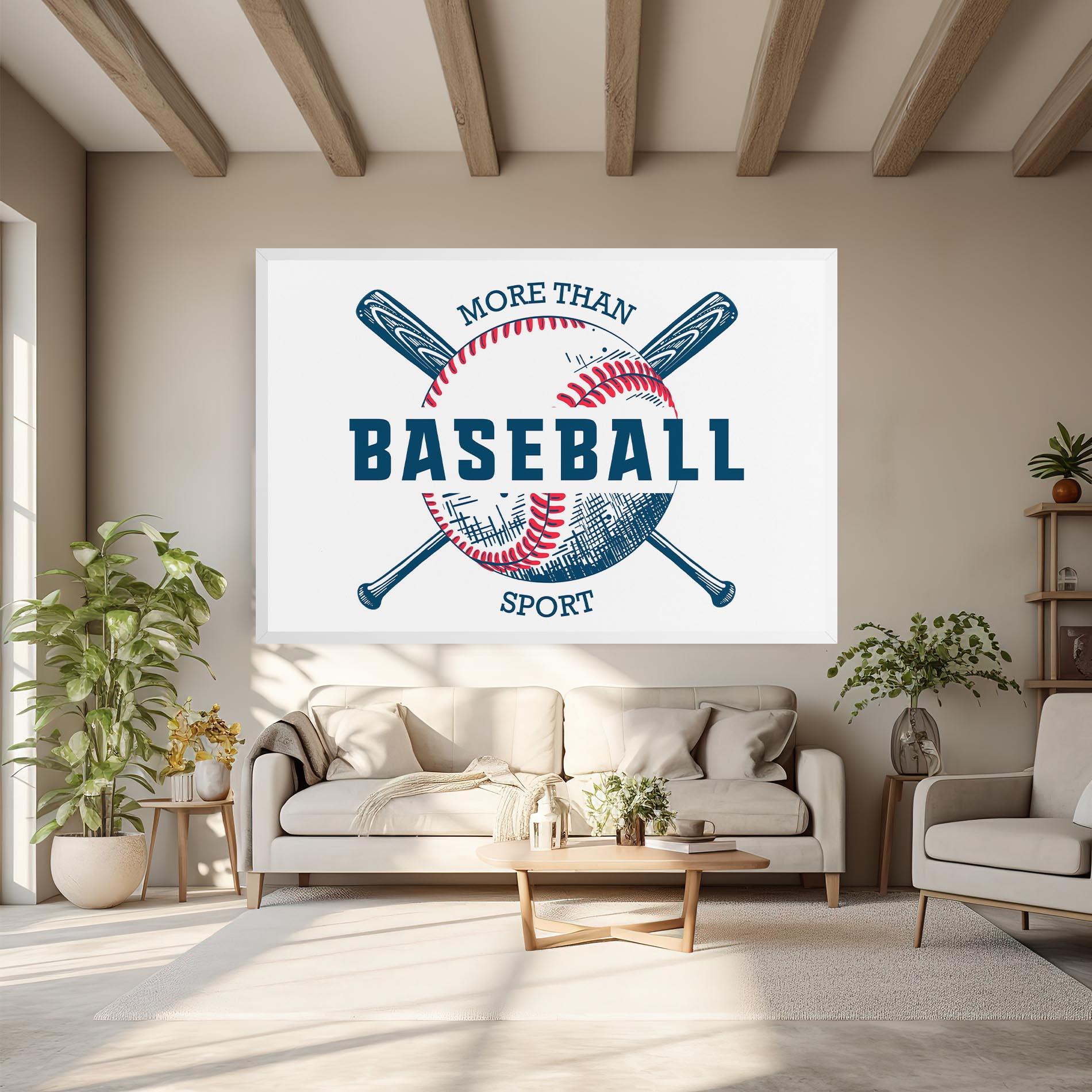 Tablou Canvas Baseball Sport mockup 6