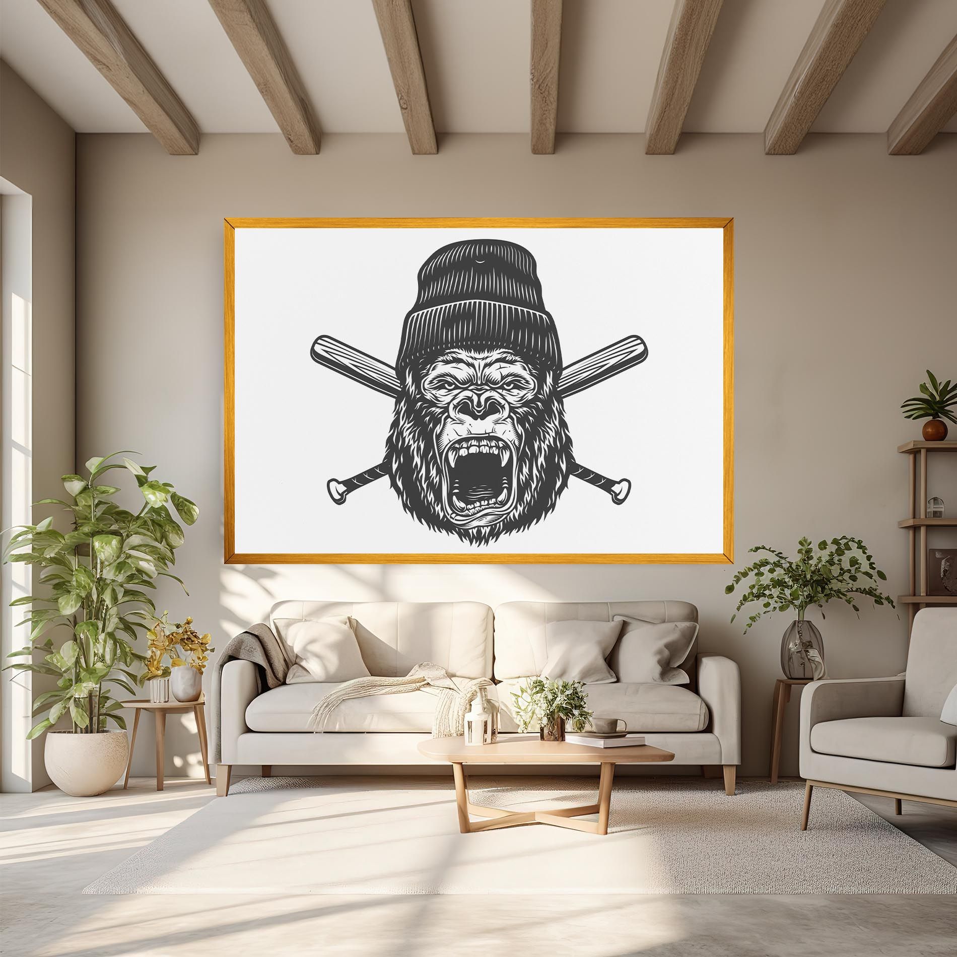 Baseball Gorilla mockup 6