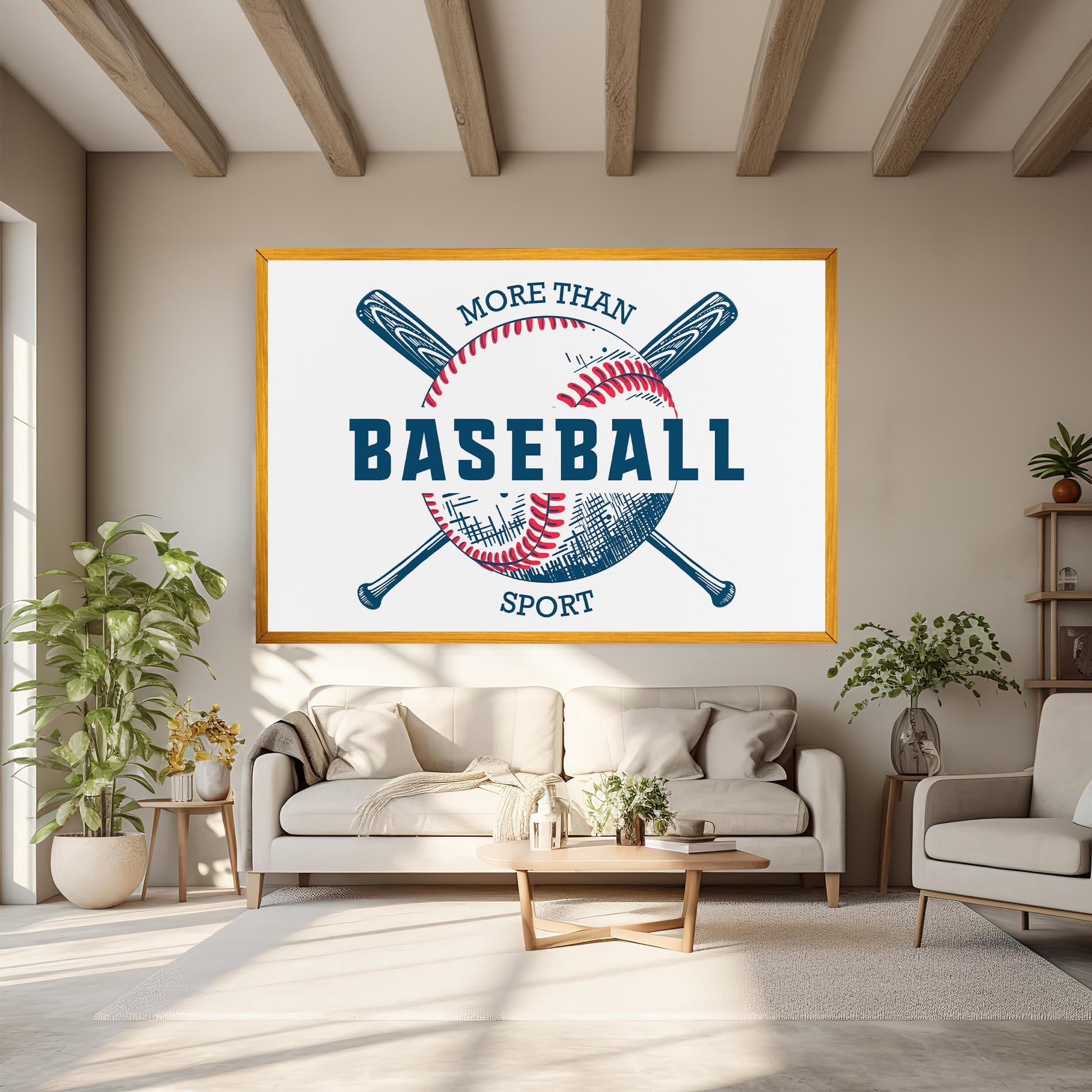 Tablou Canvas Baseball Sport mockup 6