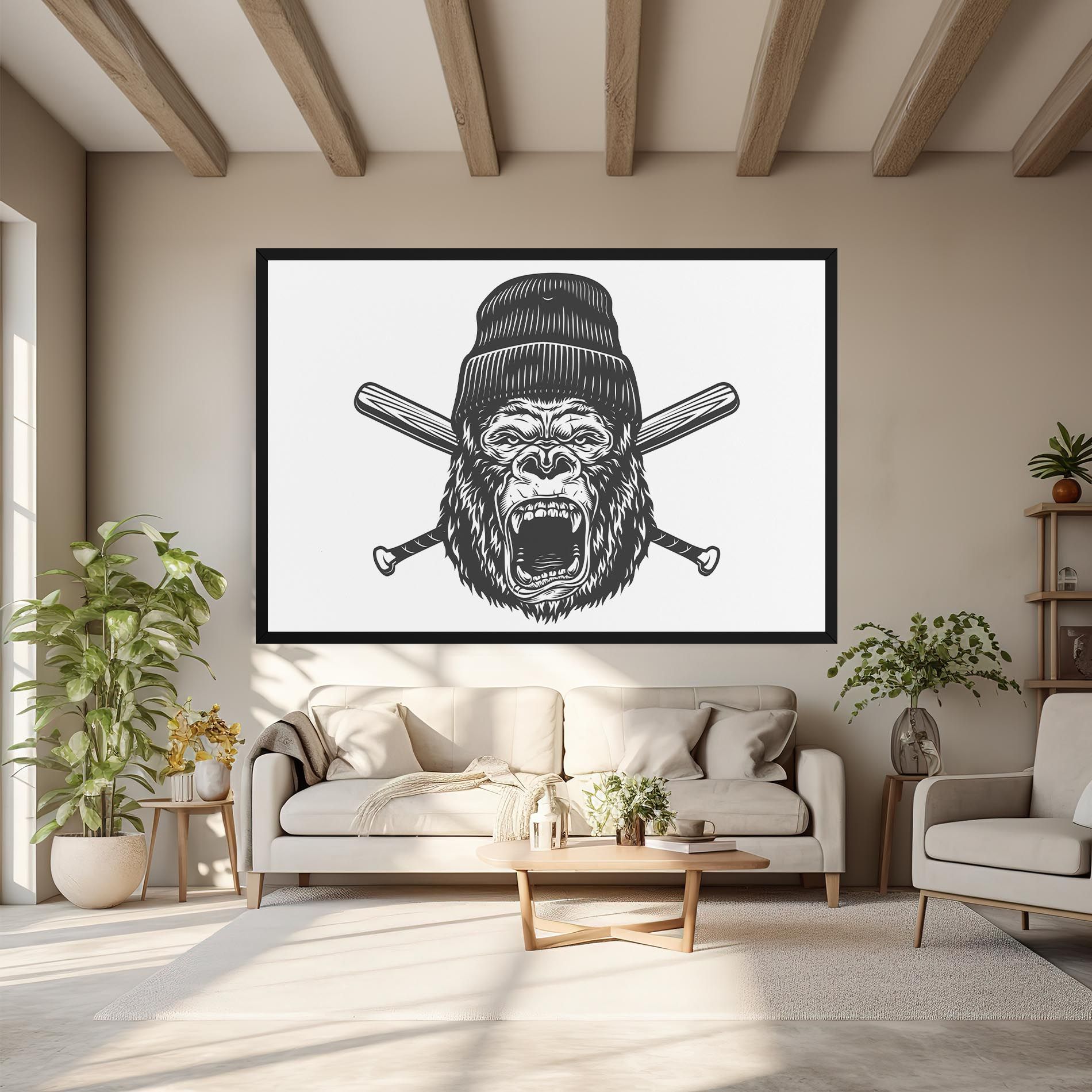 Baseball Gorilla mockup 6