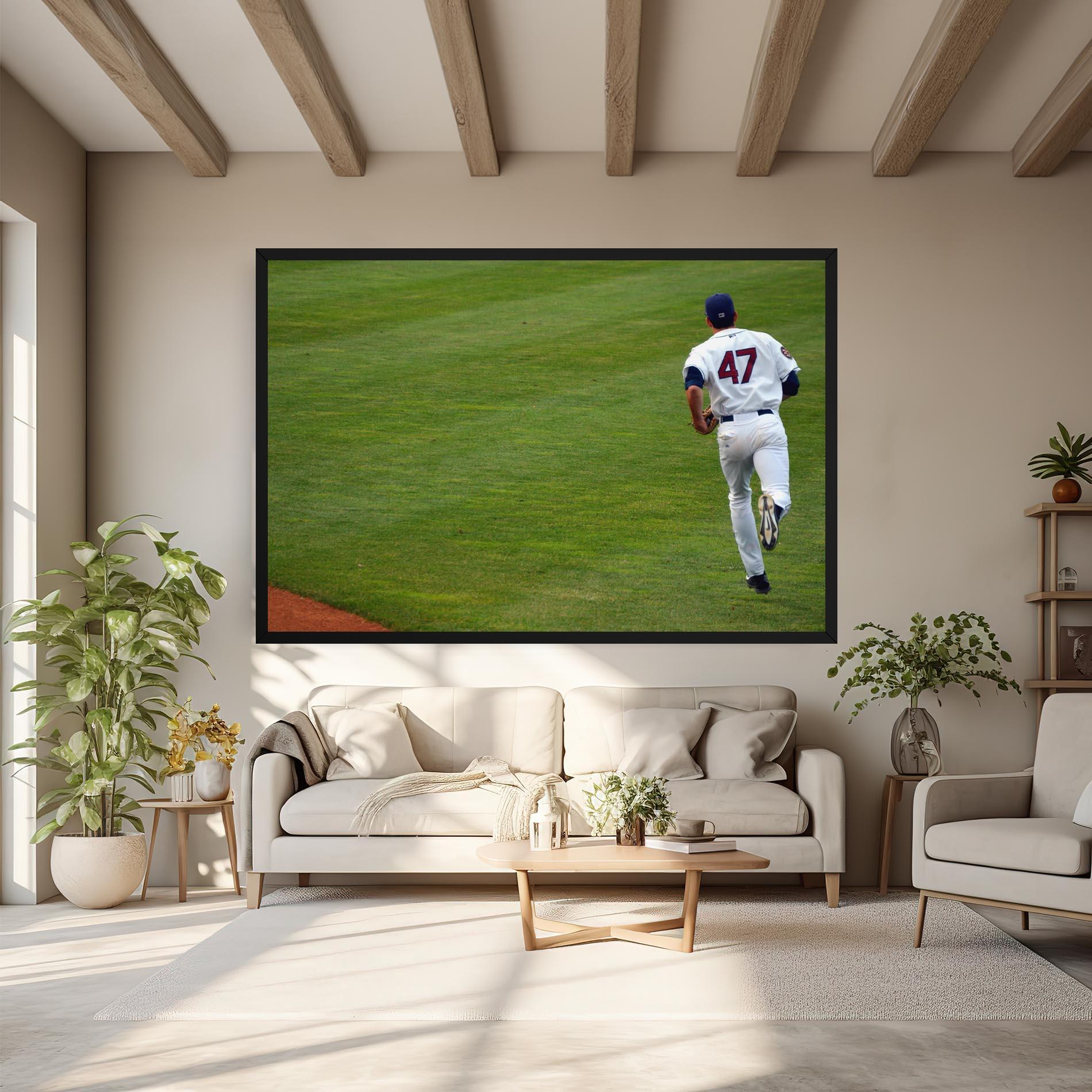 Tablou Canvas Baseball Player mockup 6