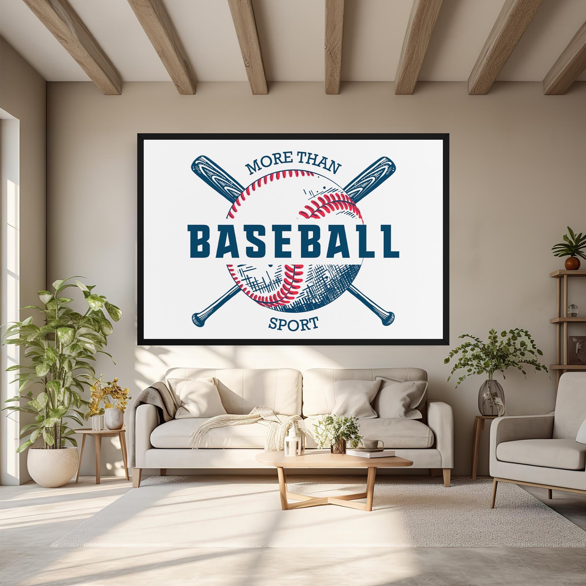 Tablou Canvas Baseball Sport mockup 6