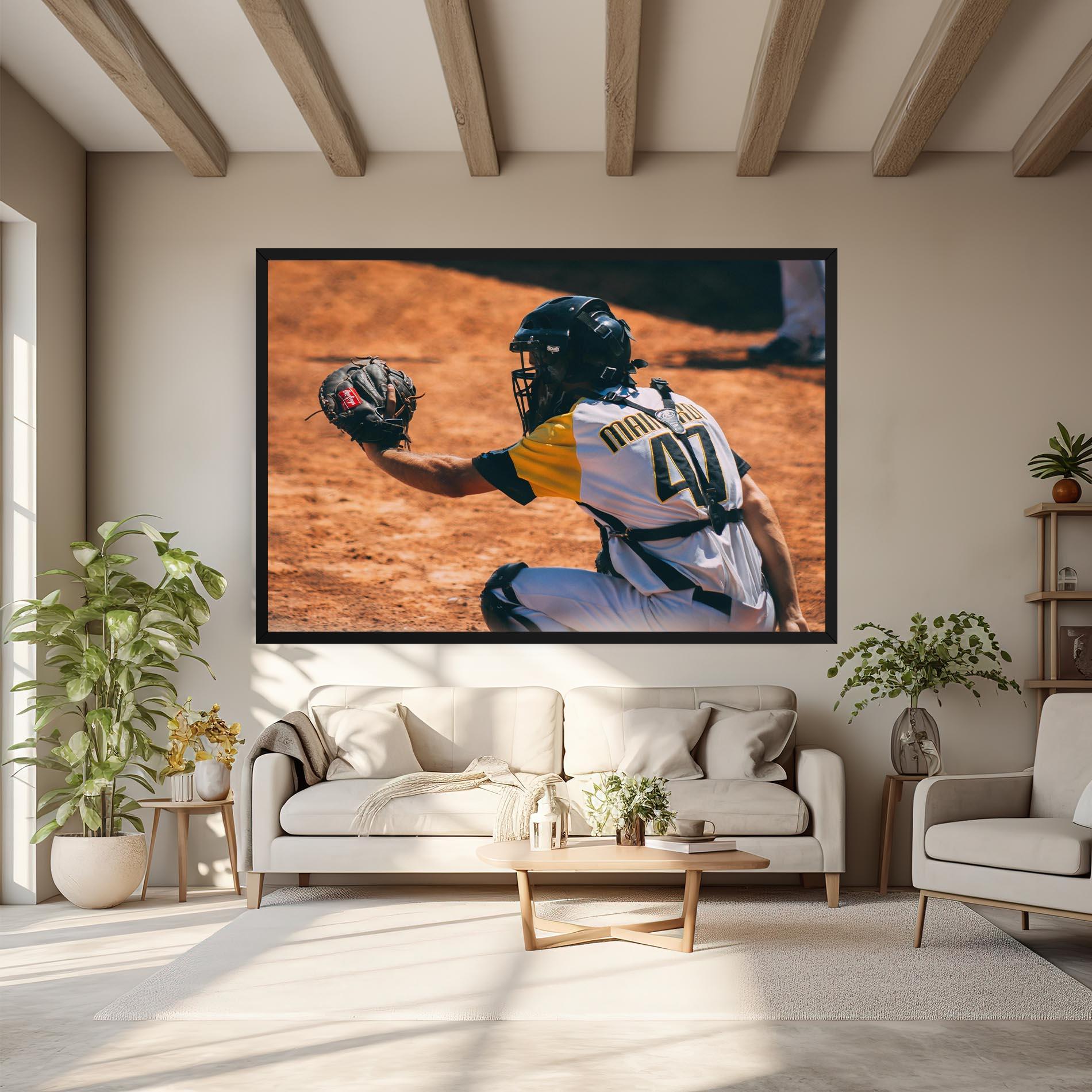 Tablou Canvas Number 47 Baseball mockup 6