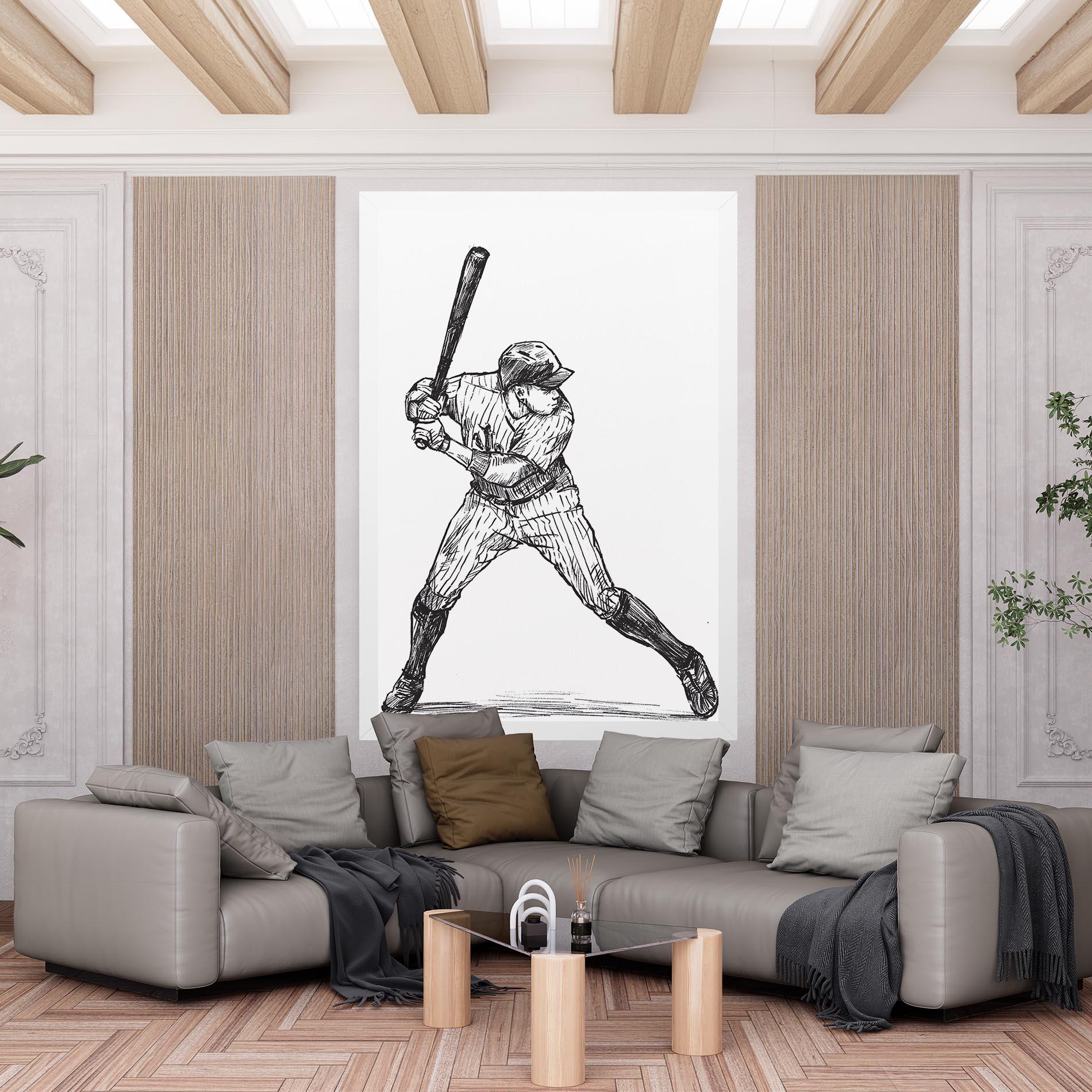 Tablou Canvas Baseball Play mockup 6