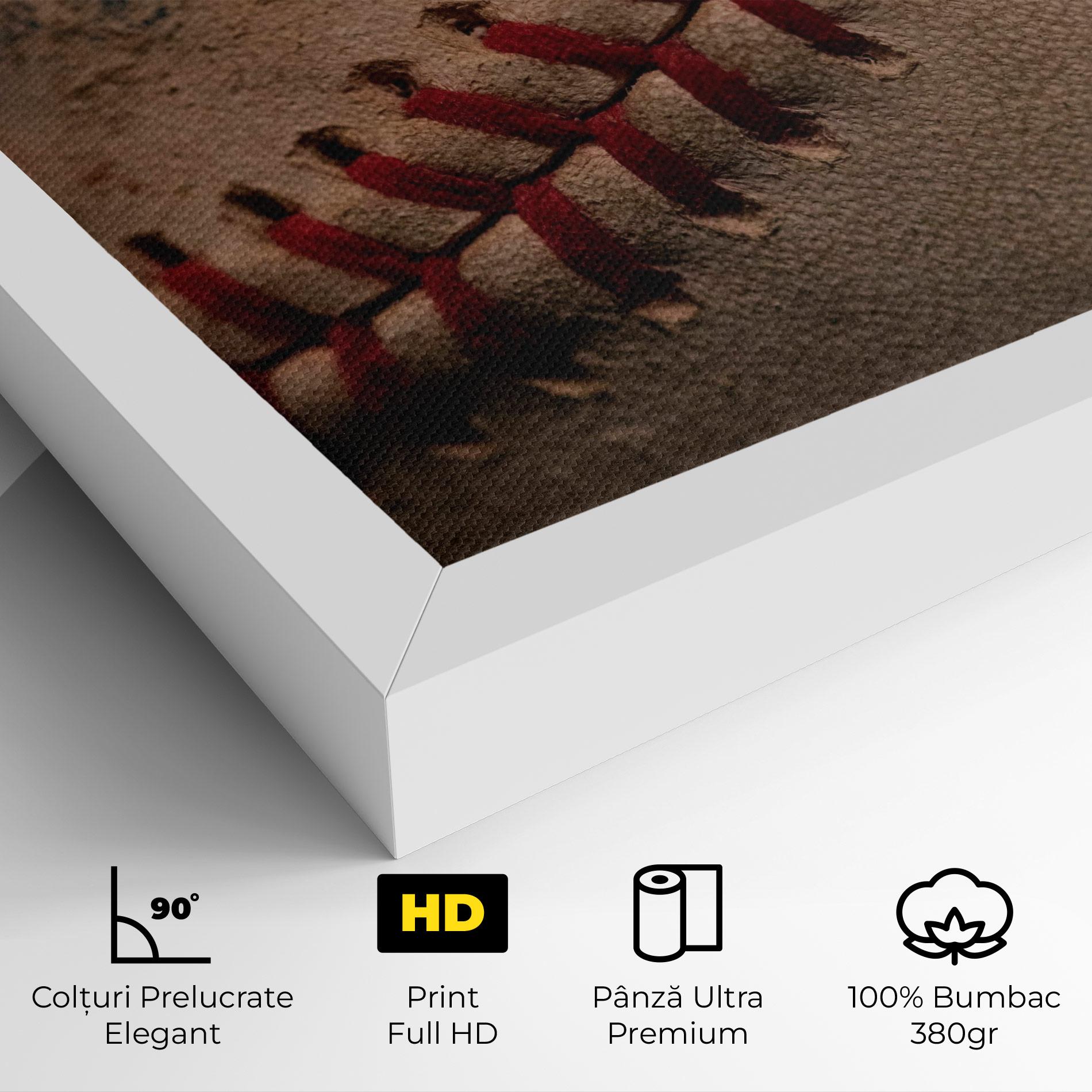 Tablou Canvas Baseball Ball Close Up mockup 4