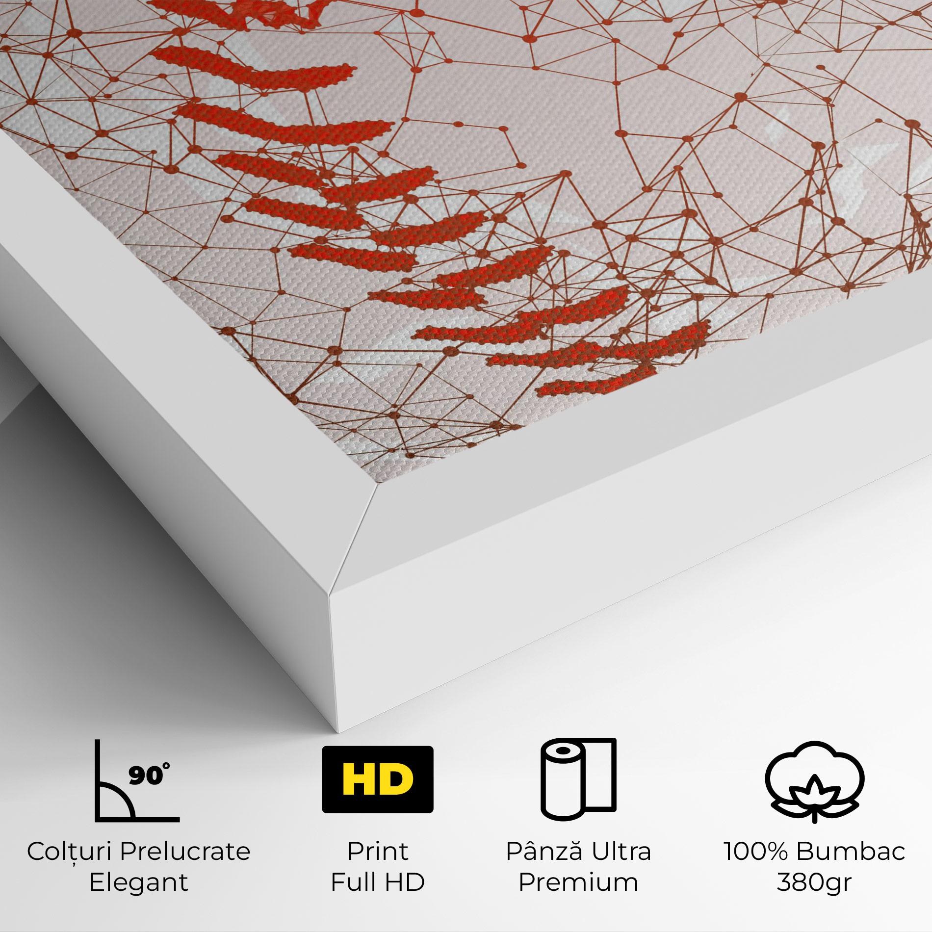 Tablou Canvas Baseball Line Art mockup 4