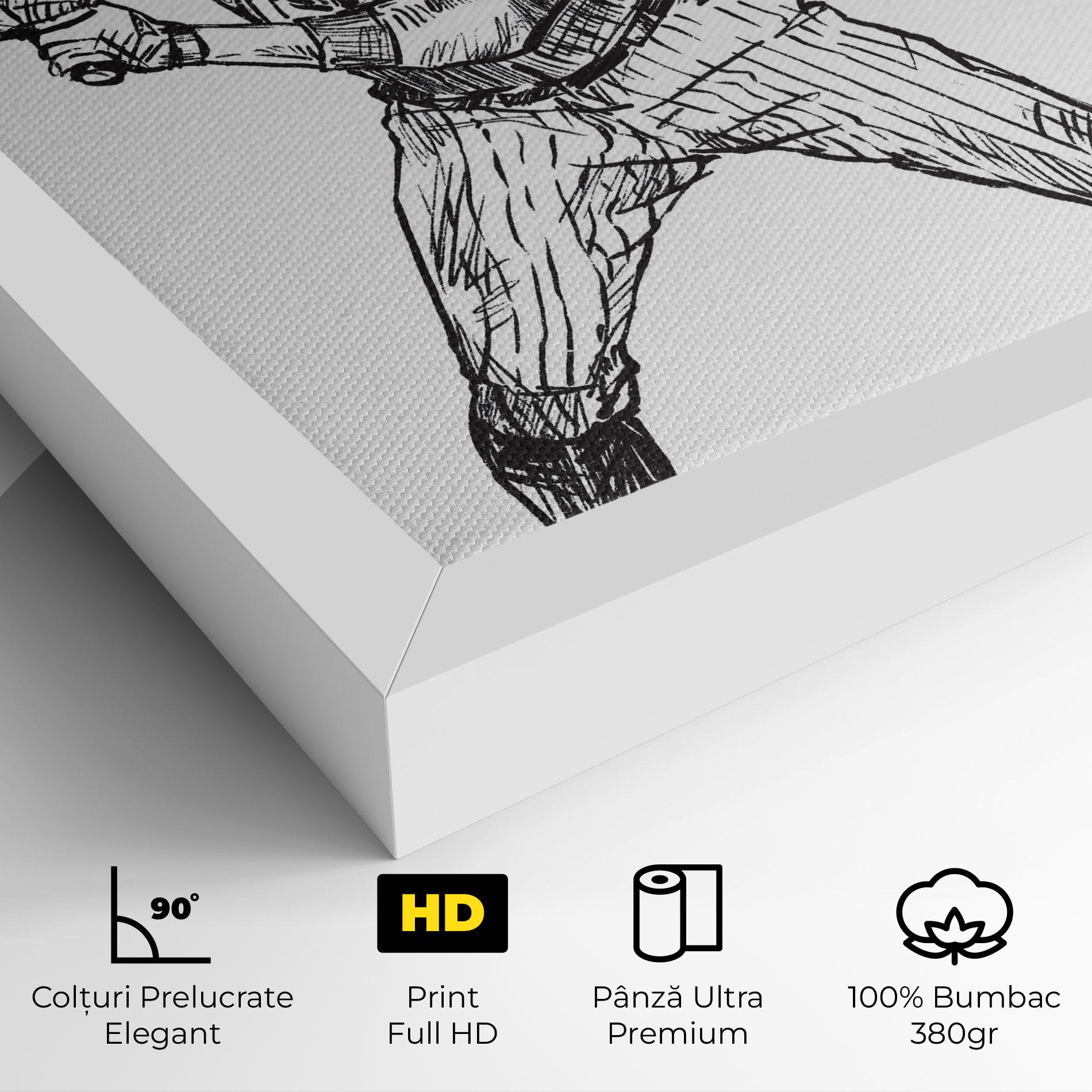 Tablou Canvas Baseball Play mockup 4