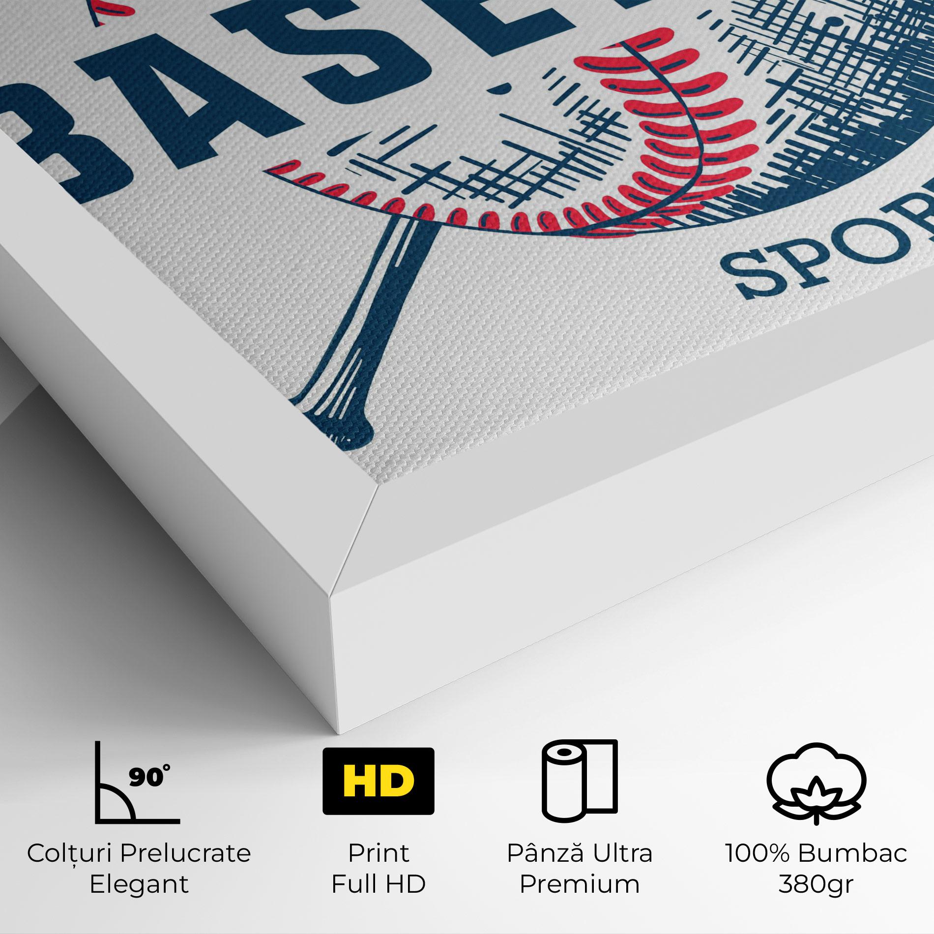 Tablou Canvas Baseball Sport mockup 4