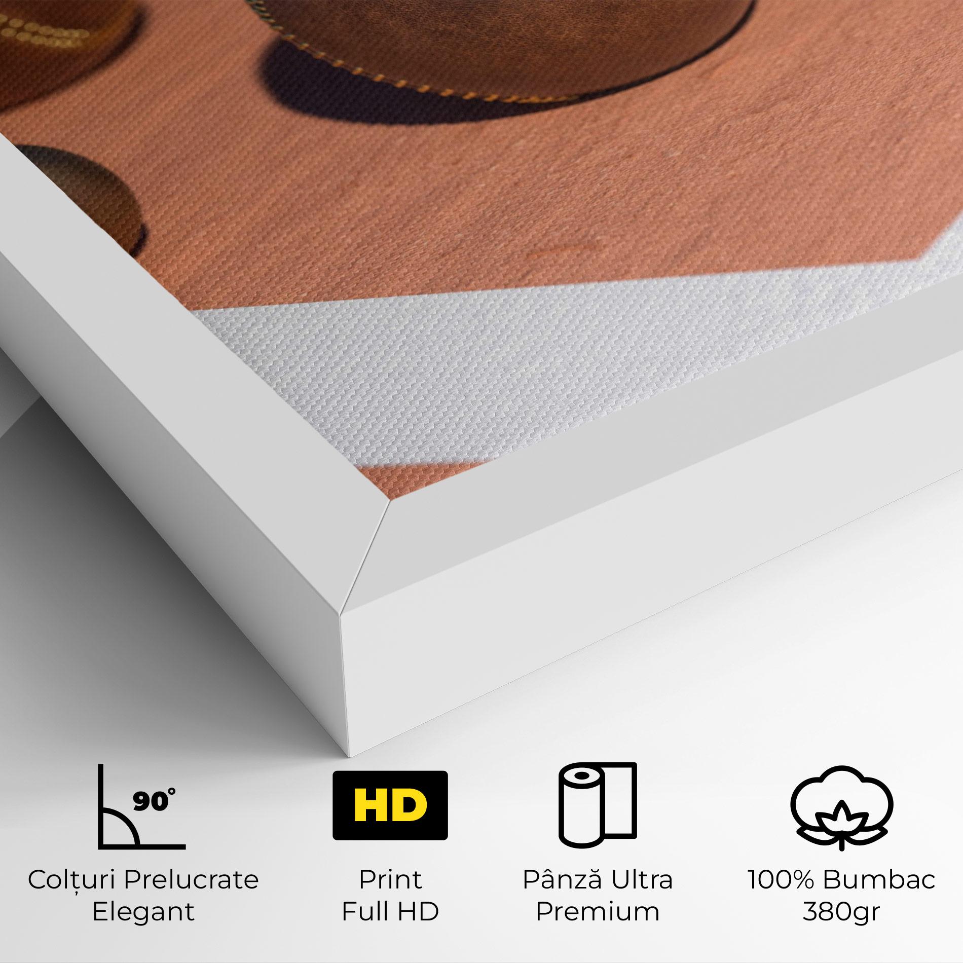 Tablou Canvas Brown Baseball Ball mockup 4