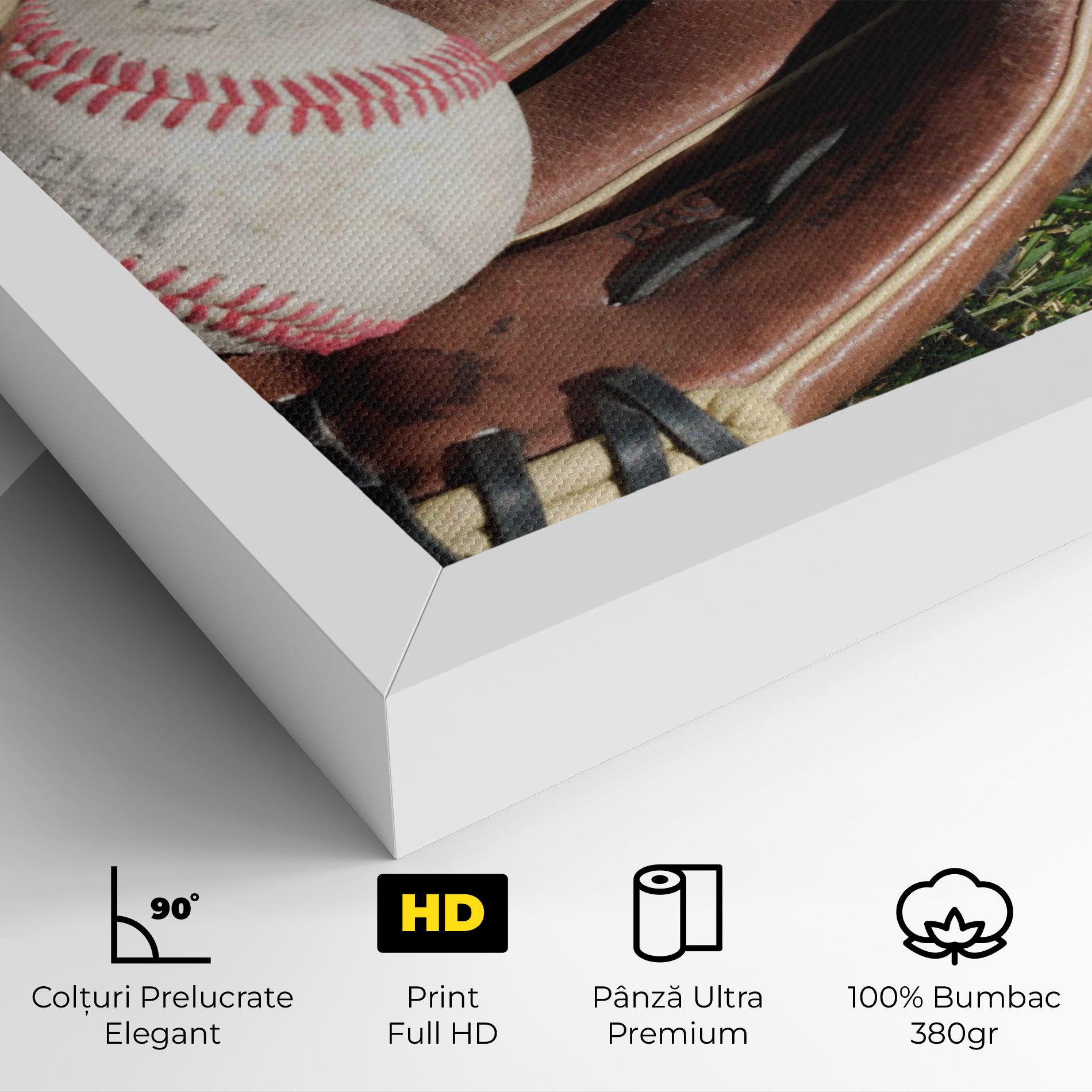 Brown Baseball Glove mockup 4