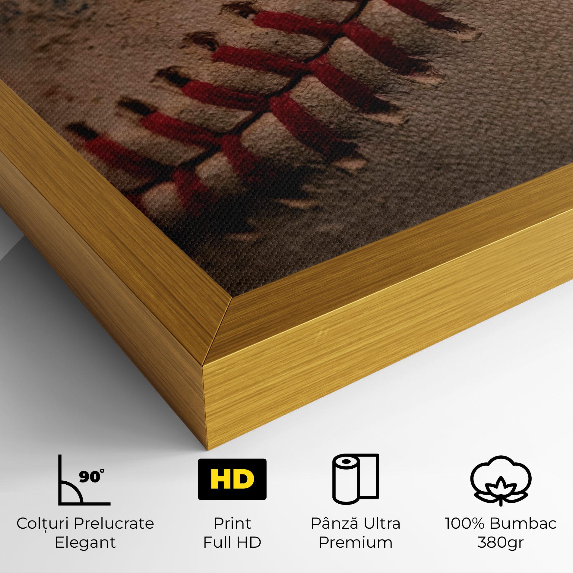 Tablou Canvas Baseball Ball Close Up mockup 4