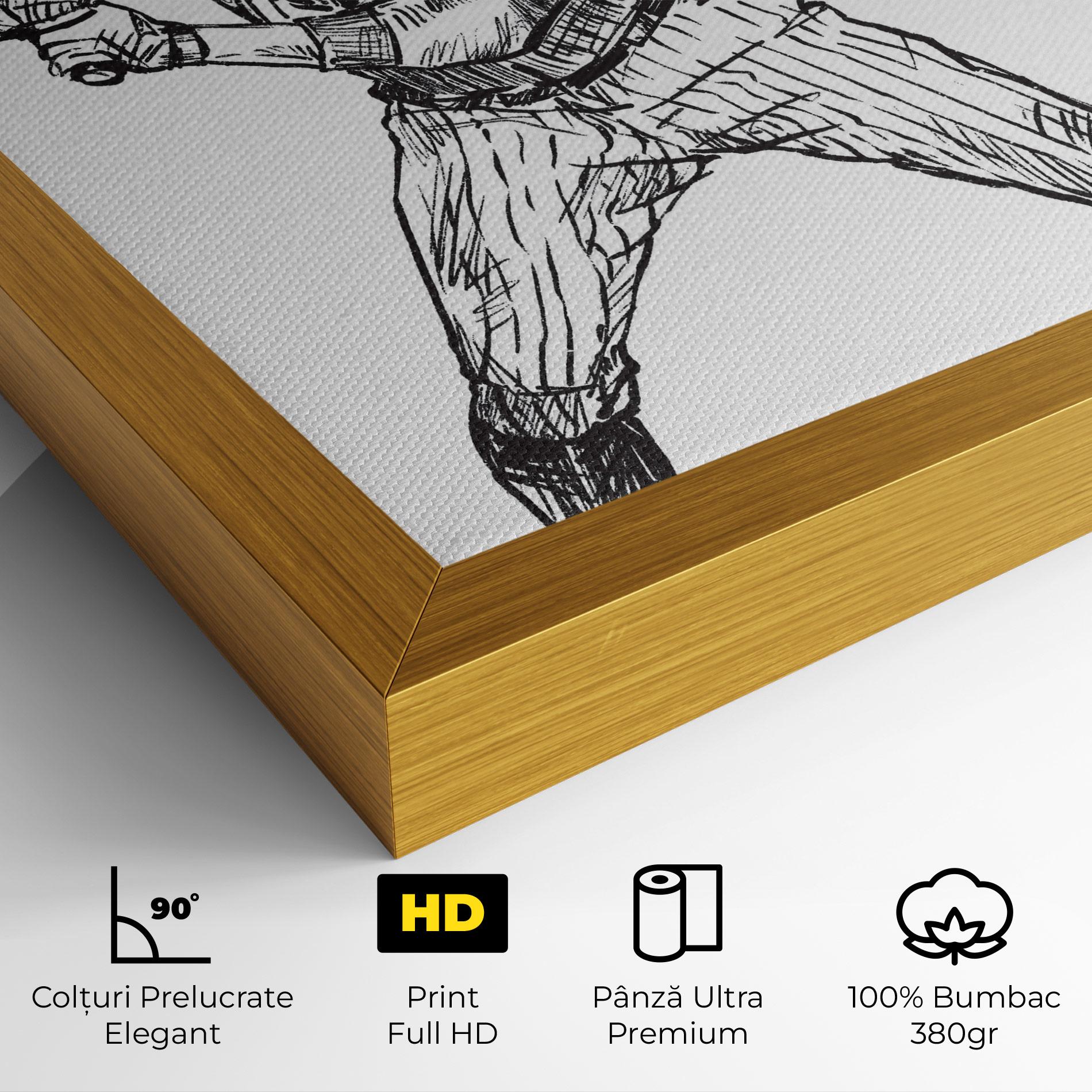 Tablou Canvas Baseball Play mockup 4