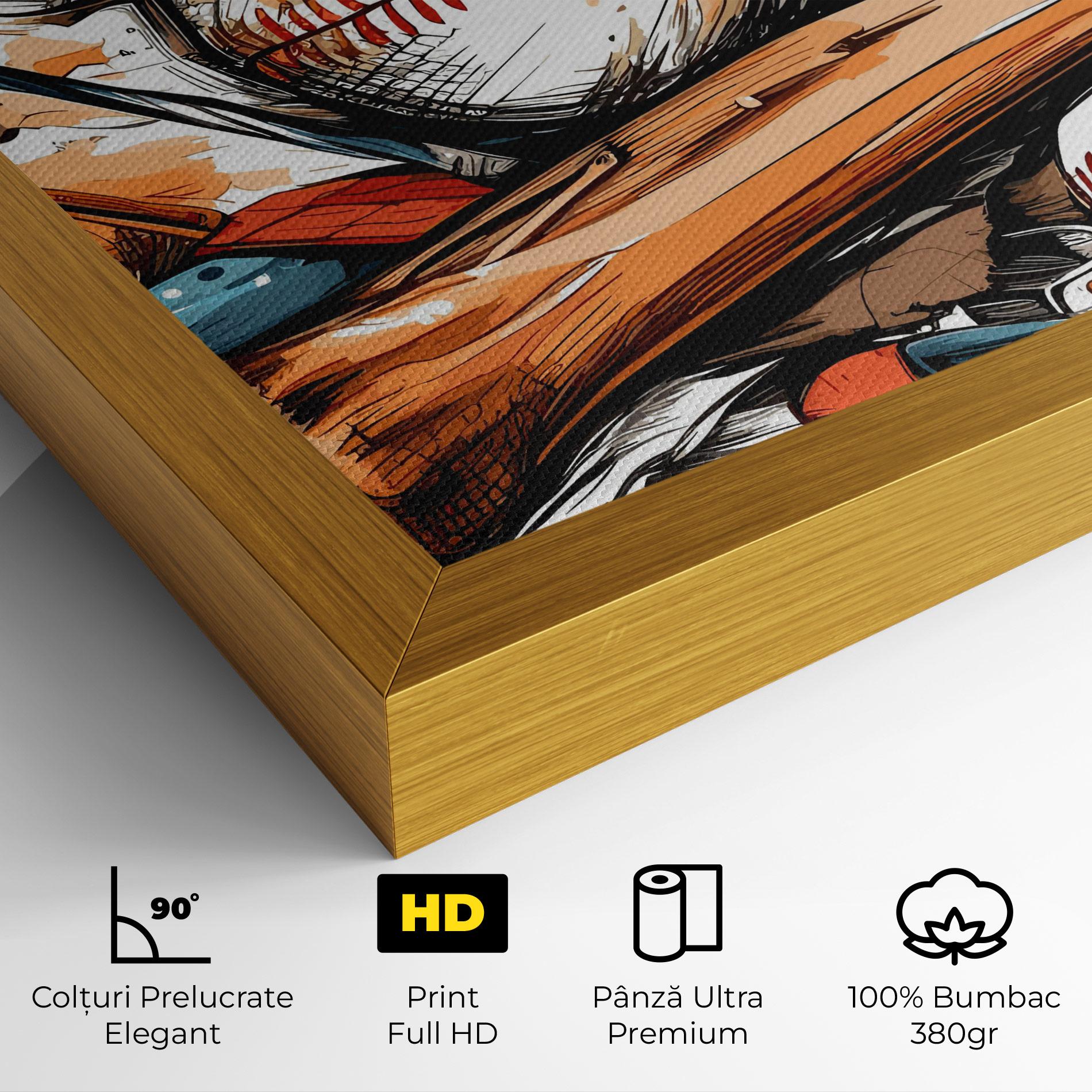 Tablou Canvas Baseball Trash mockup 4