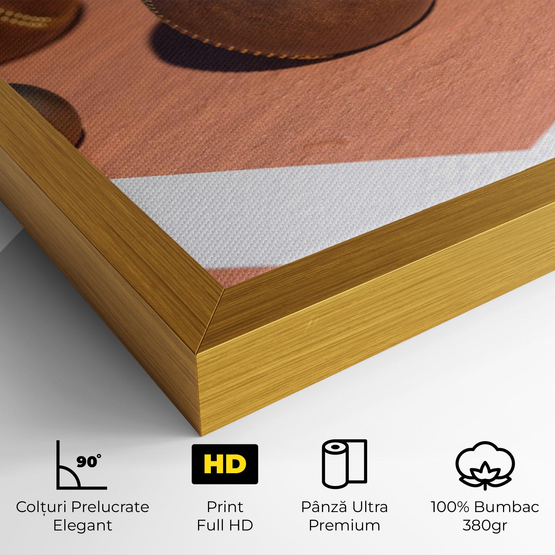 Tablou Canvas Brown Baseball Ball mockup 4