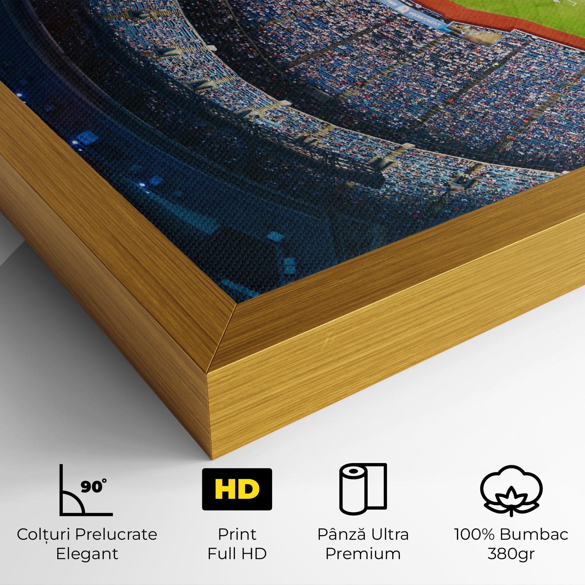 Tablou Canvas Green Baseball Field mockup 4