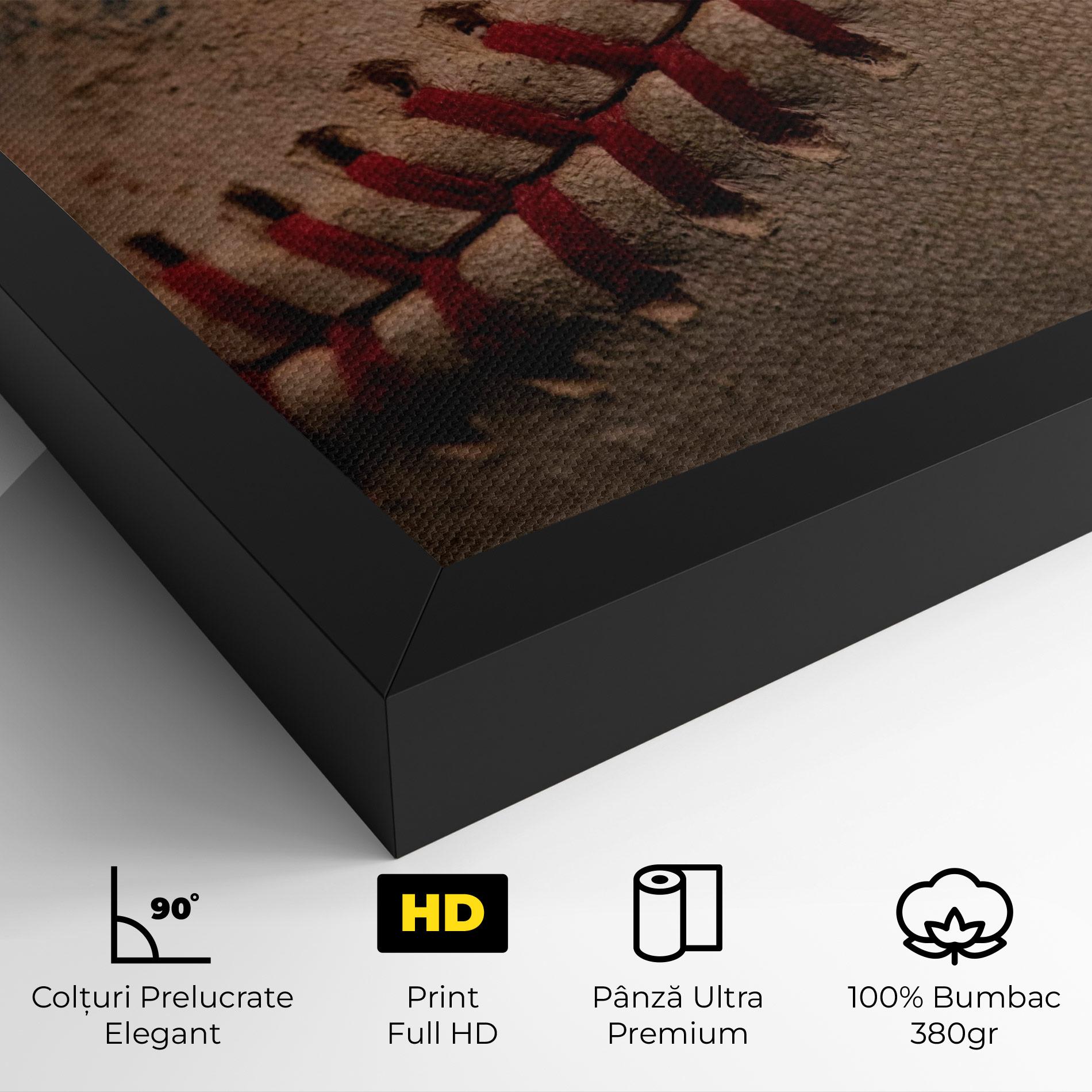 Tablou Canvas Baseball Ball Close Up mockup 4