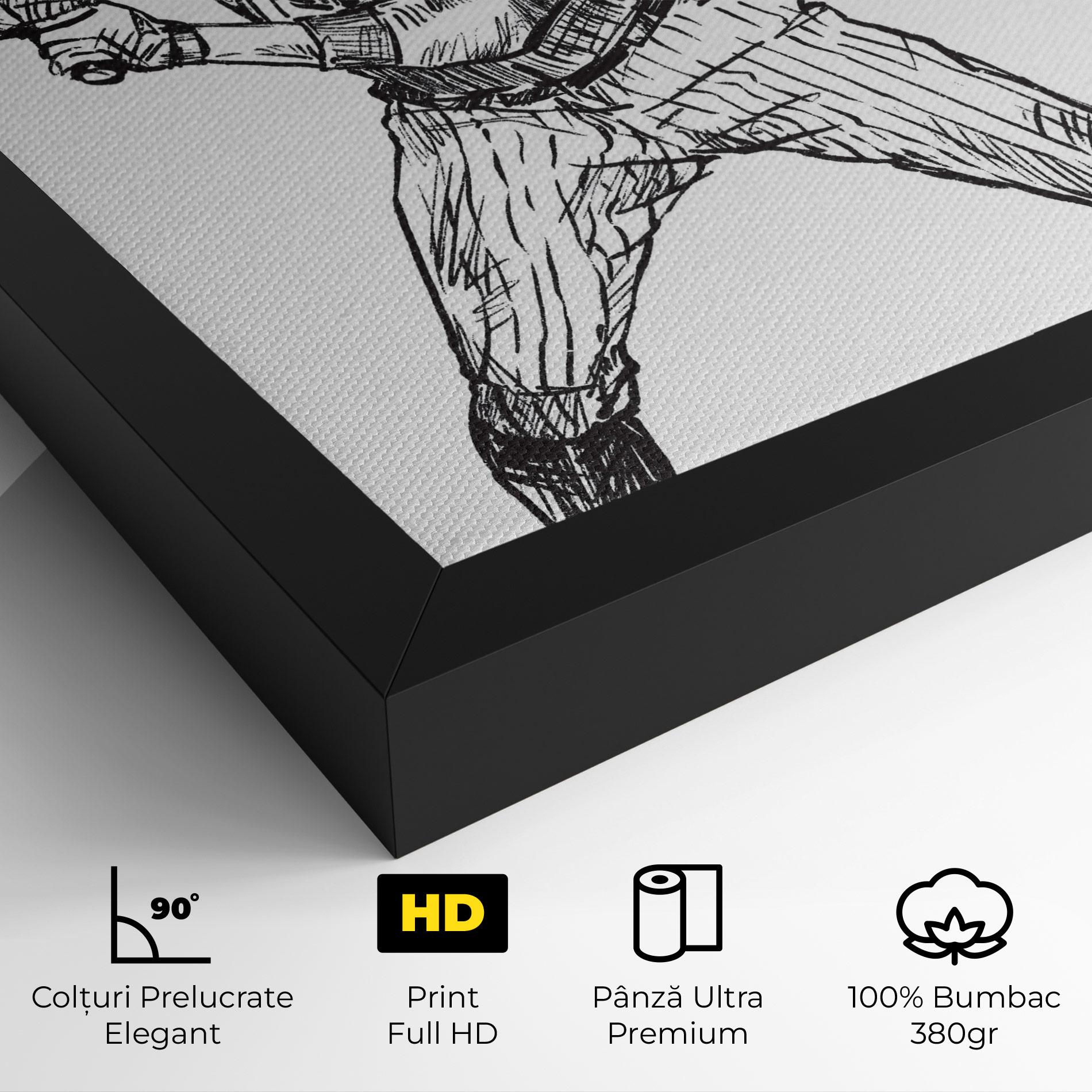 Tablou Canvas Baseball Play mockup 4