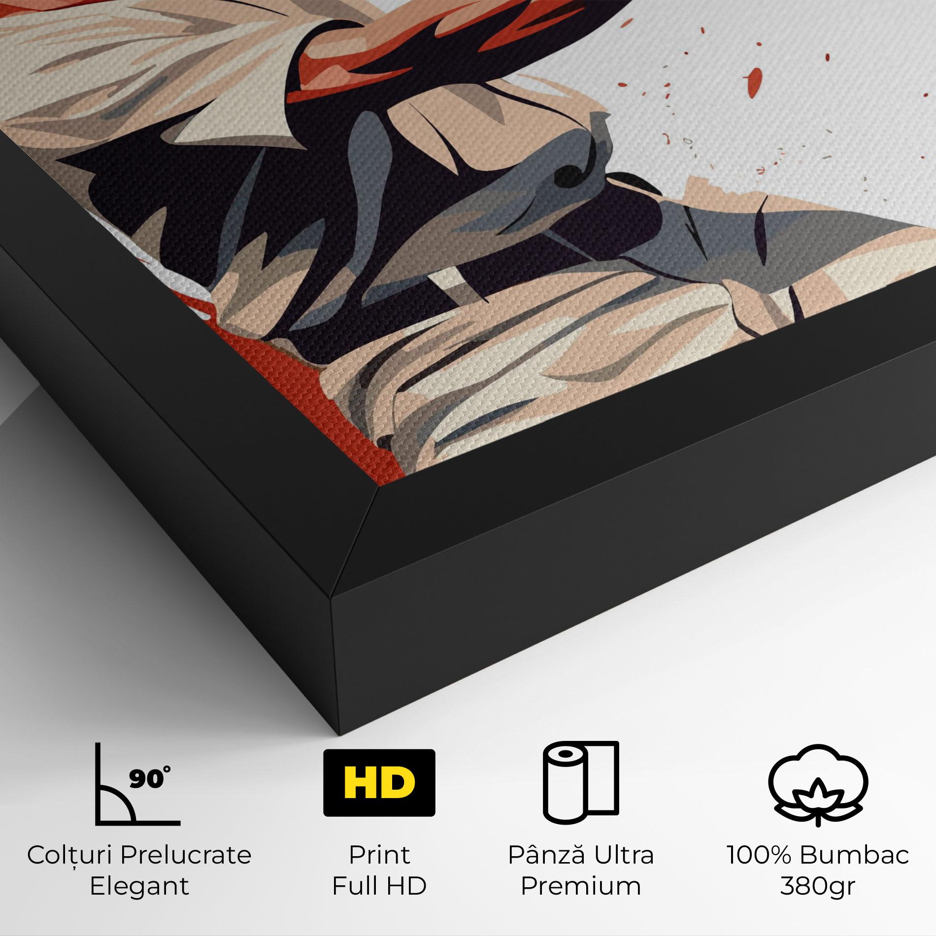 Tablou Canvas Baseball Red Art mockup 4