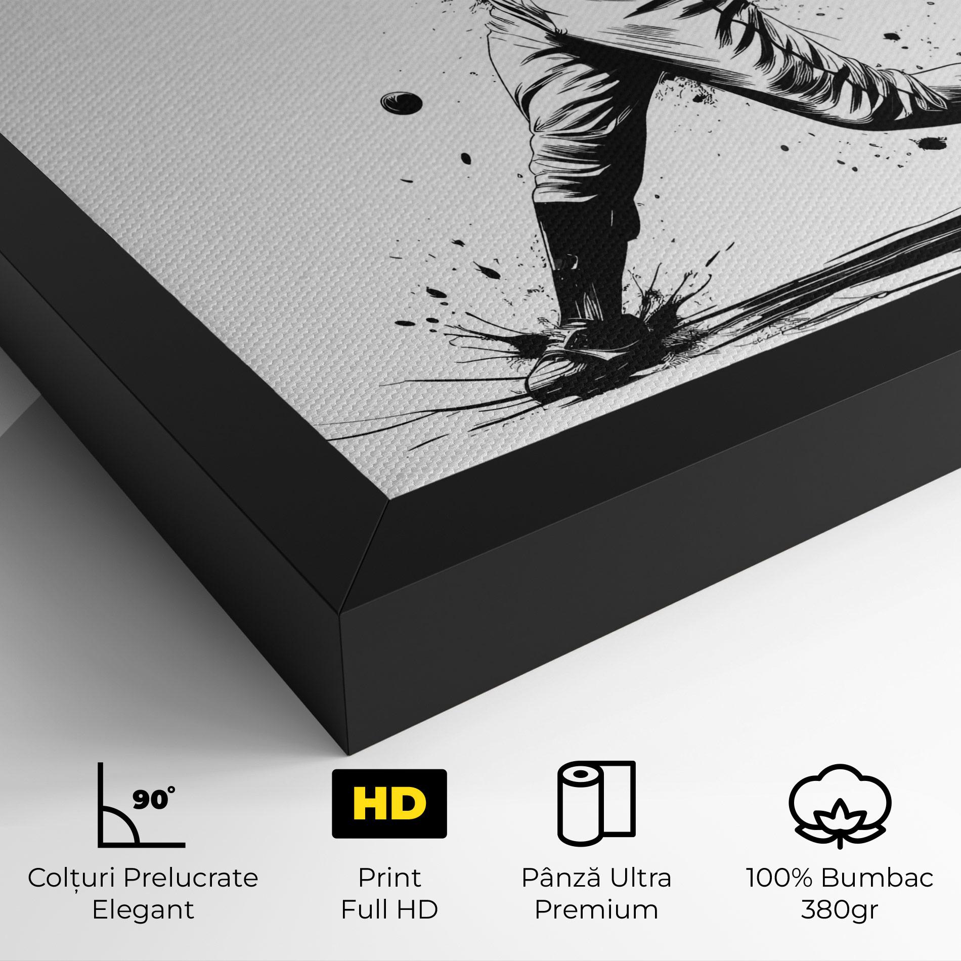 Tablou Canvas Baseball Splash mockup 4