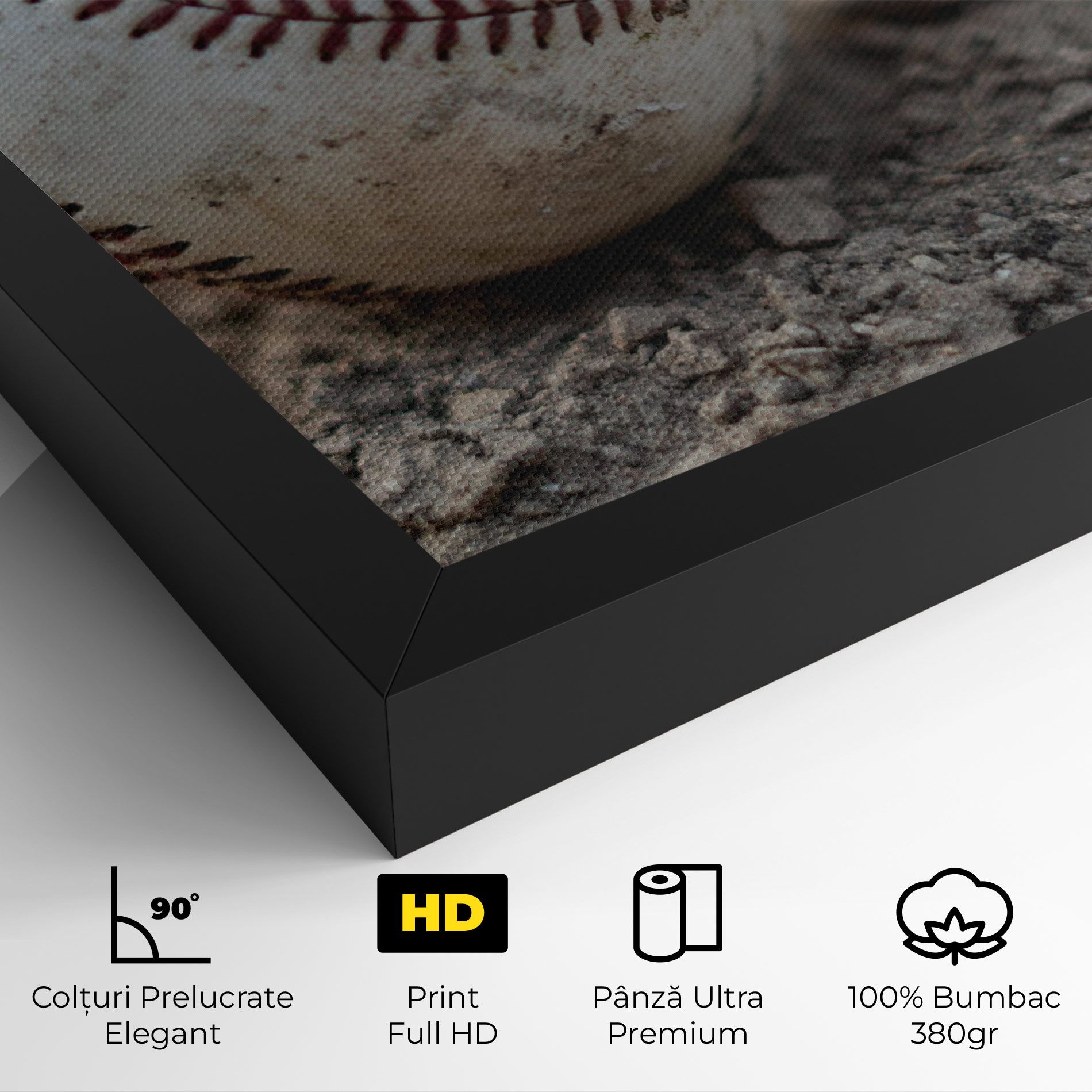 Dusty Baseball Ball mockup 4