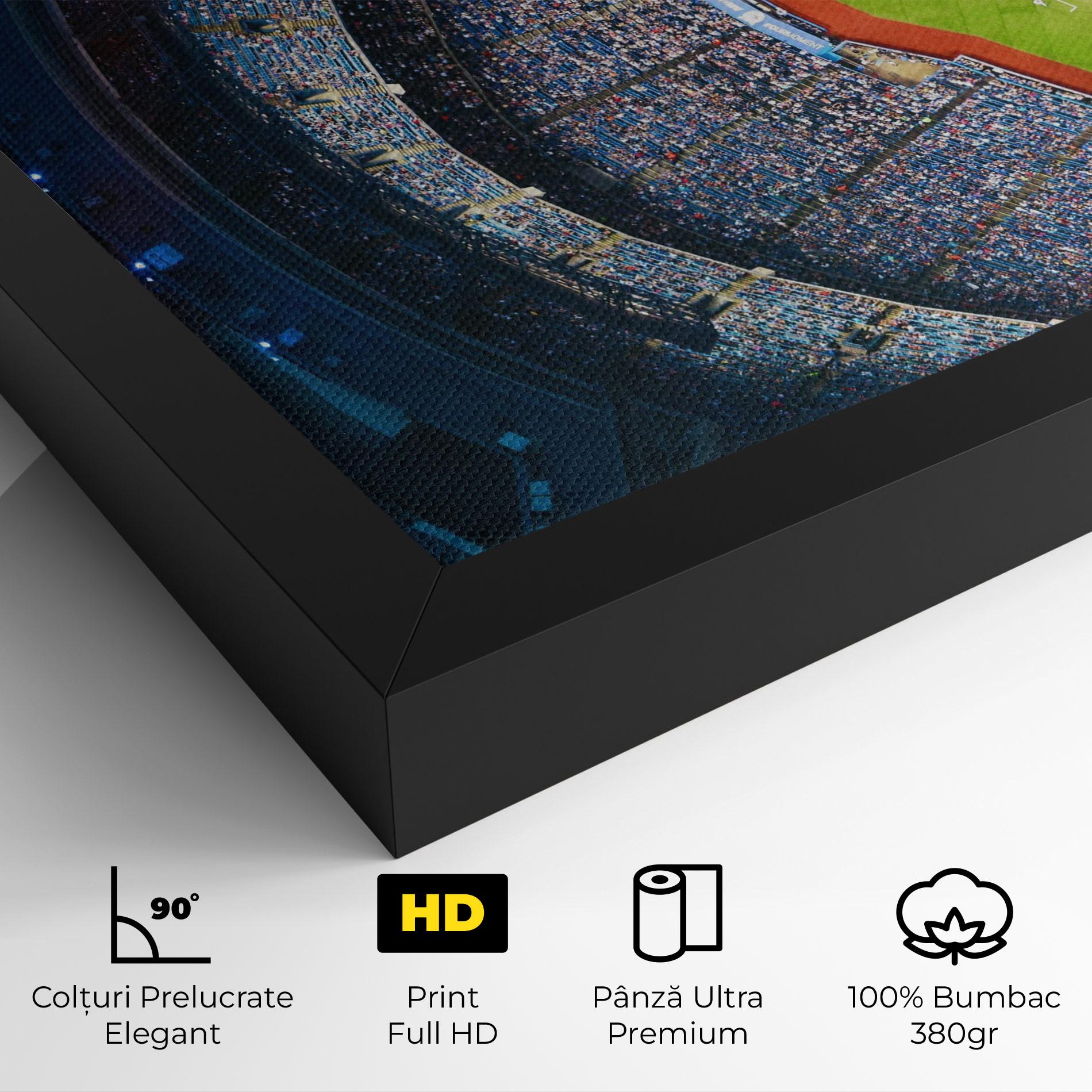 Tablou Canvas Green Baseball Field mockup 4