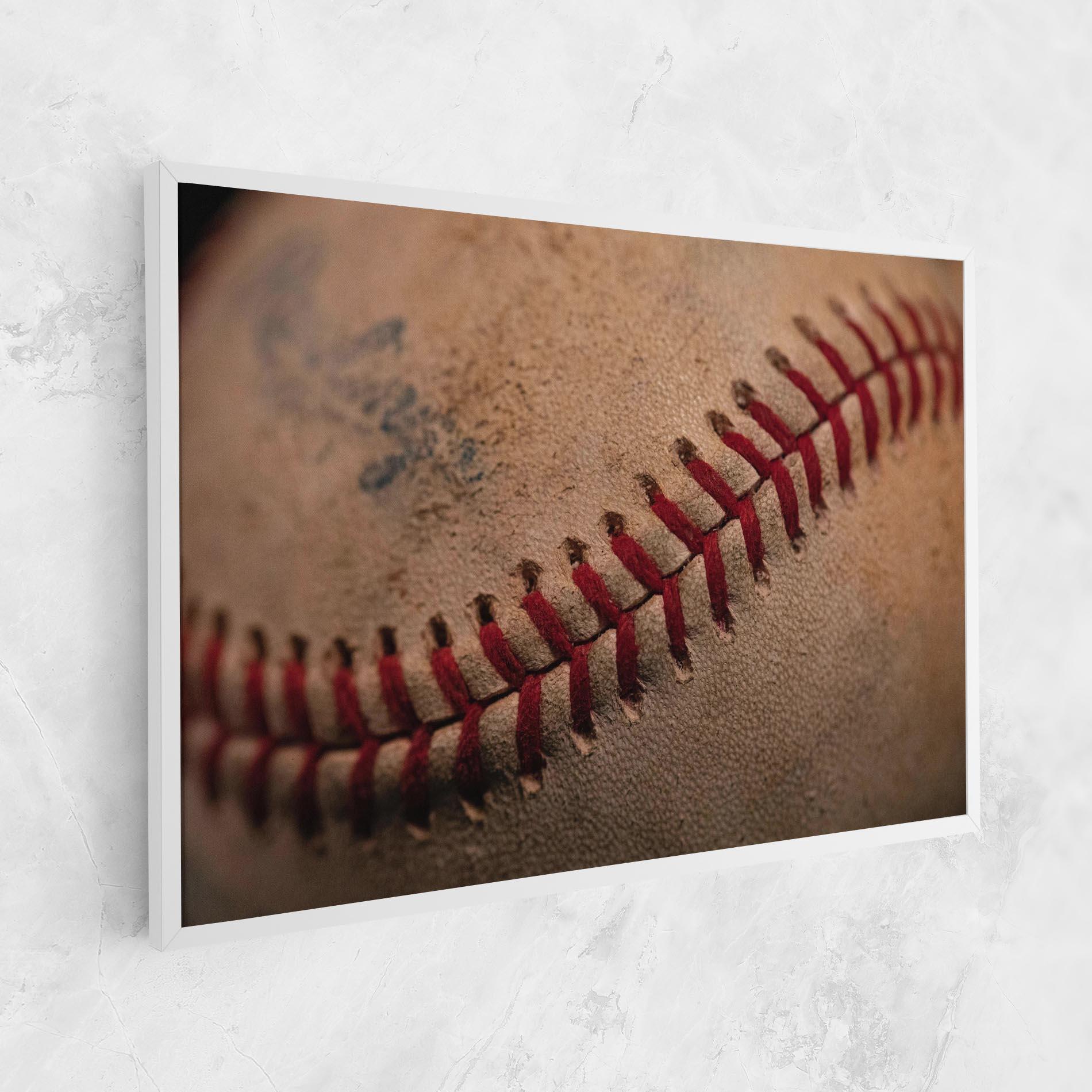 Tablou Canvas Baseball Ball Close Up mockup 1