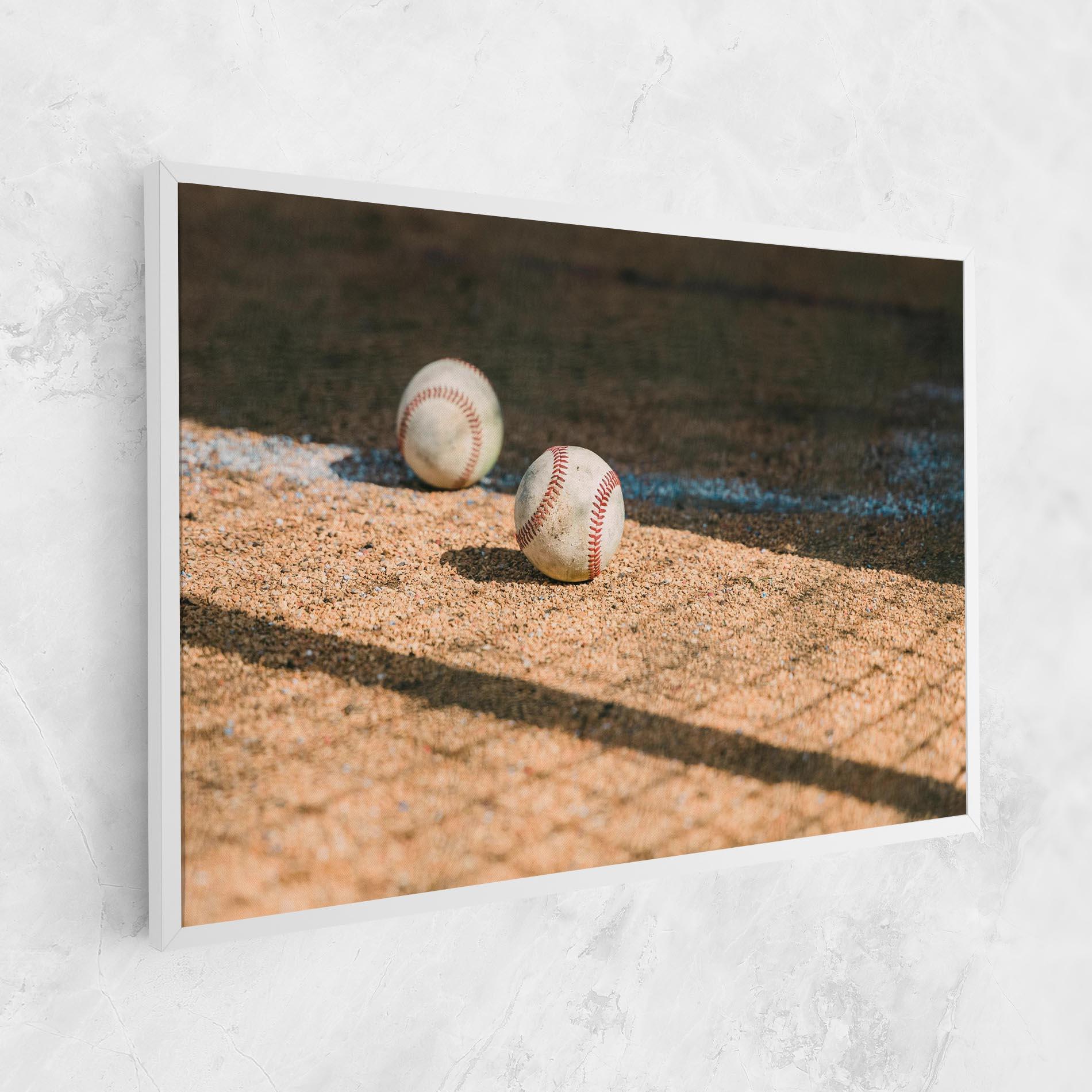 Tablou Canvas Baseball Balls mockup 1