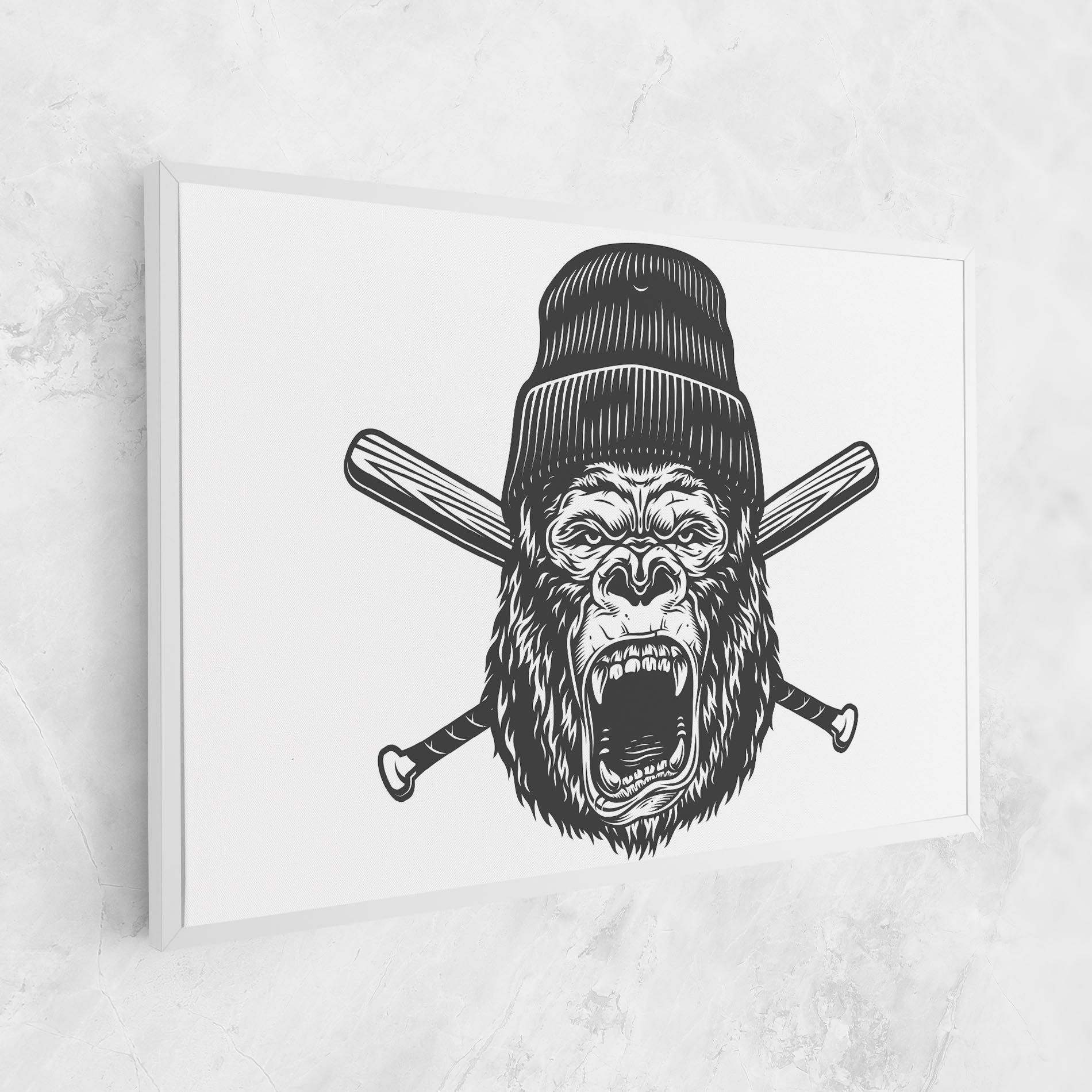 Baseball Gorilla mockup 1